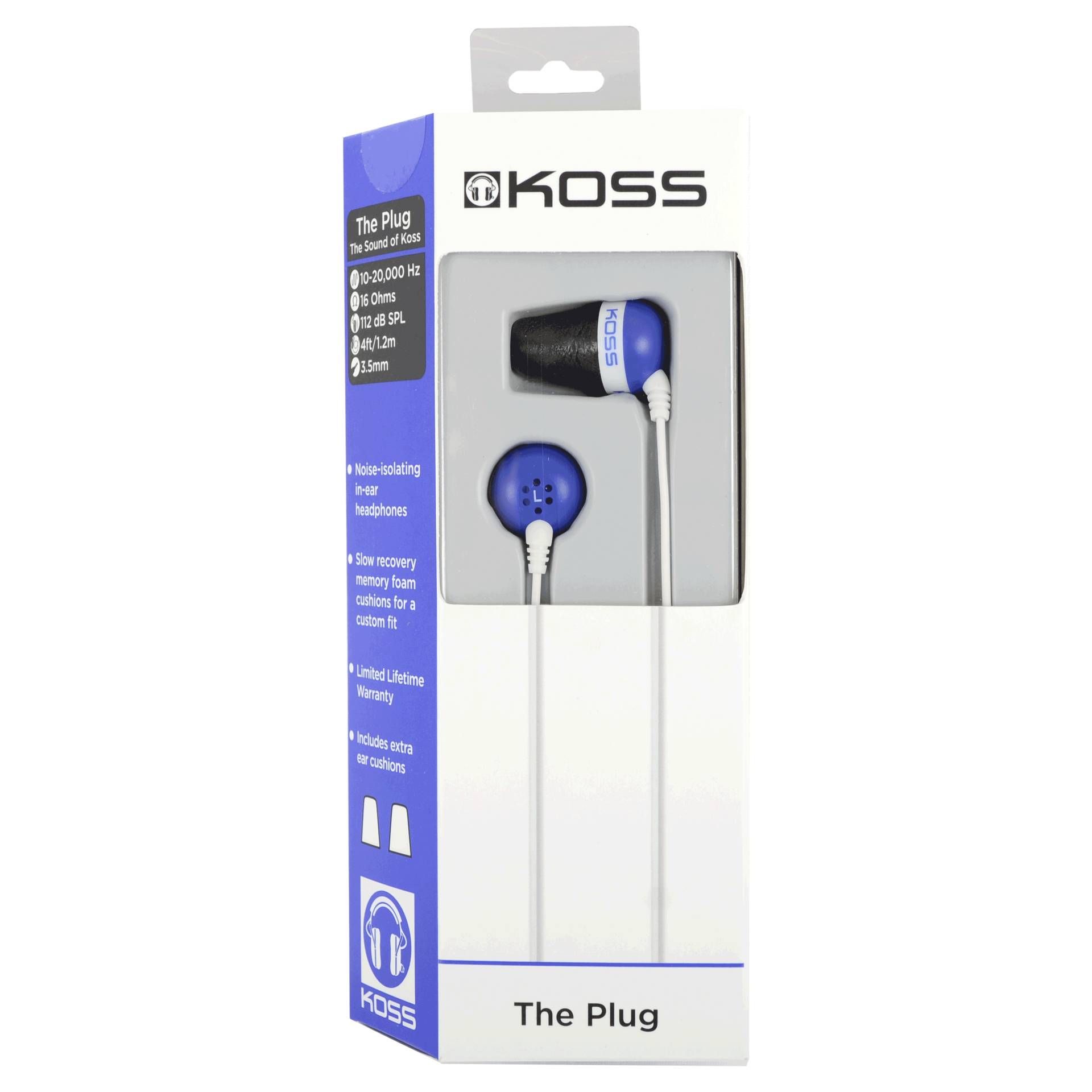 Koss The Plug Colors blu
