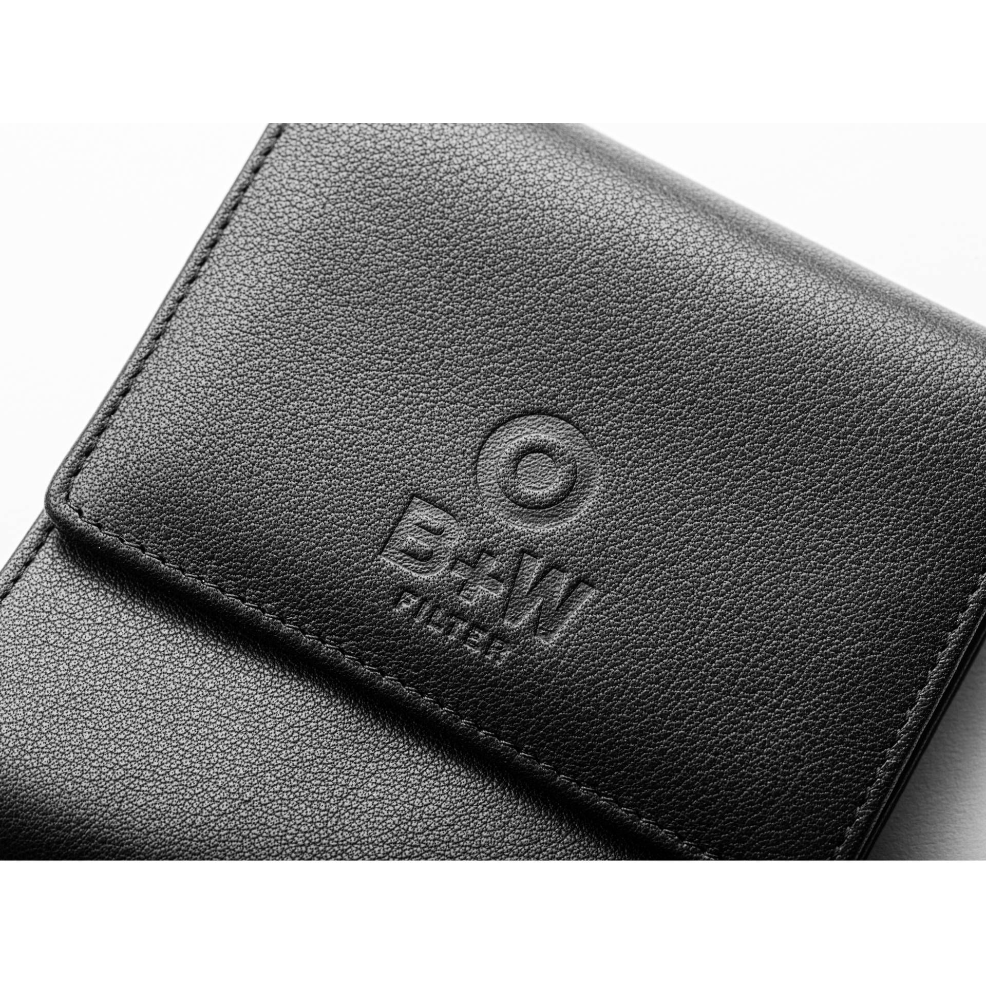 B+W custodia filtri pelle per 2 filtri fino a 77mm
