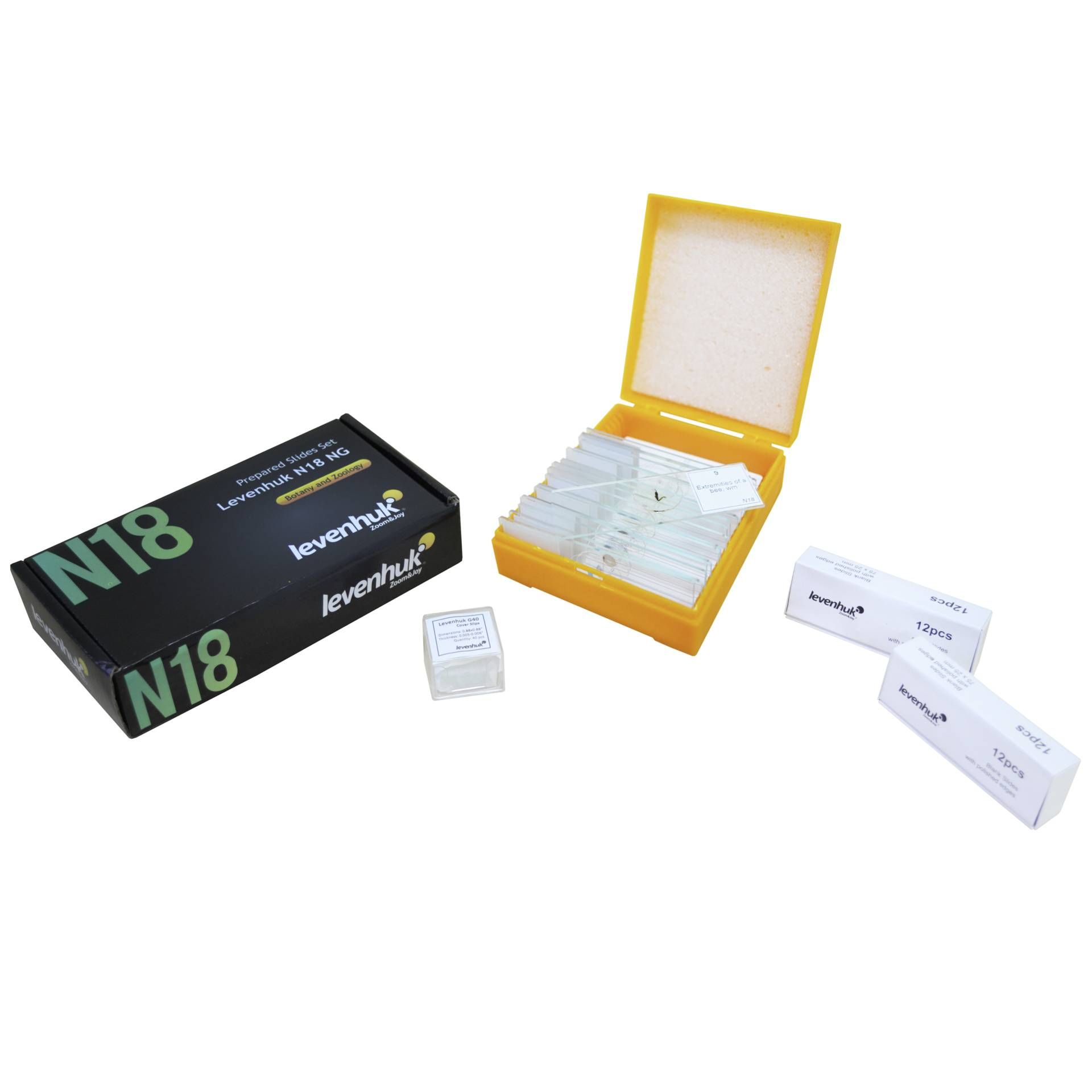Levenhuk N18 NG set vitrini preparati 2