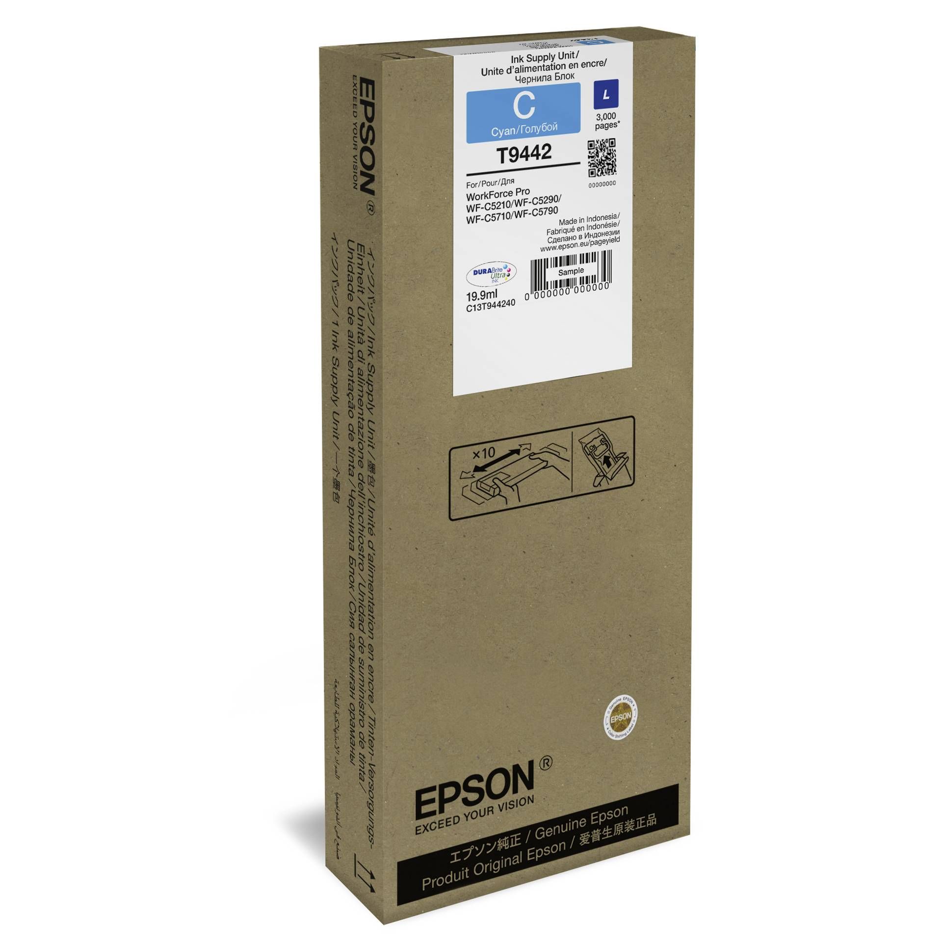 Epson WF-C5xxx Series Ink Cartr. L ciano T 9442