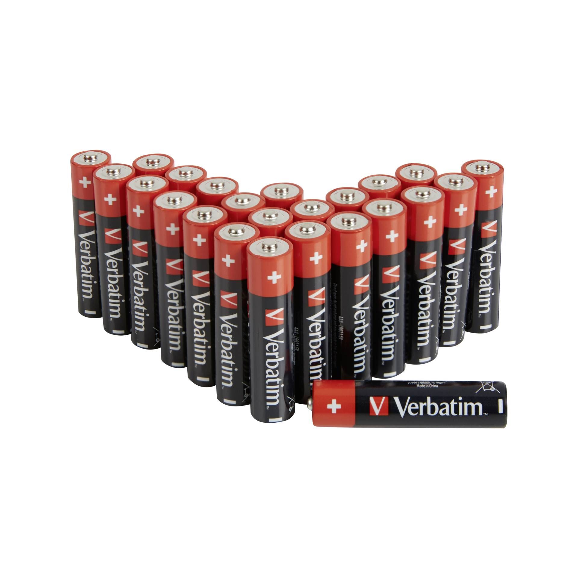 1x24 Verbatim batterie alcaline Micro AAA LR 03 PVC Box    4