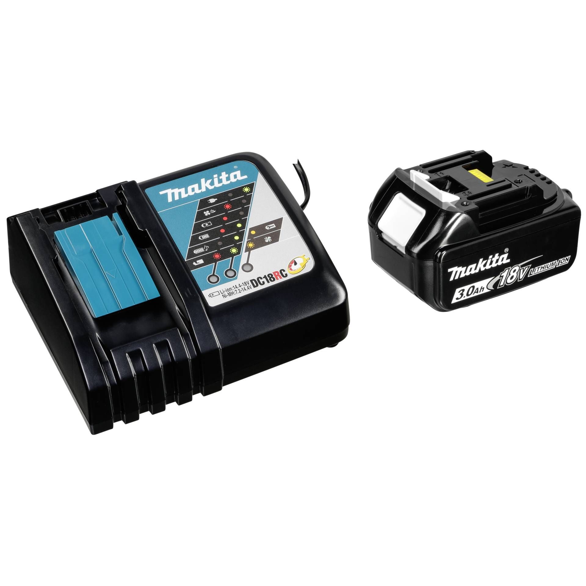 Makita Energy Set 191A24-4 BL1830B + DC18RC - Makita - Autoscatto Store