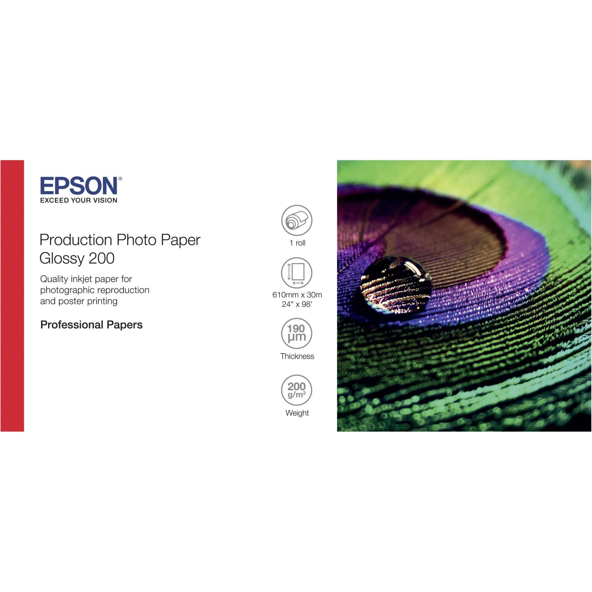 Epson Production Photo Glossy 61 cm x 30 m, 200 g   C13S4503