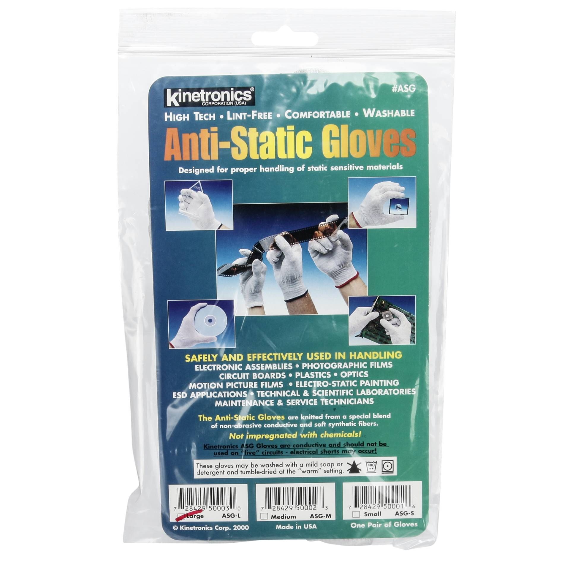 Kinetronics Guanto antistatico ASG-L