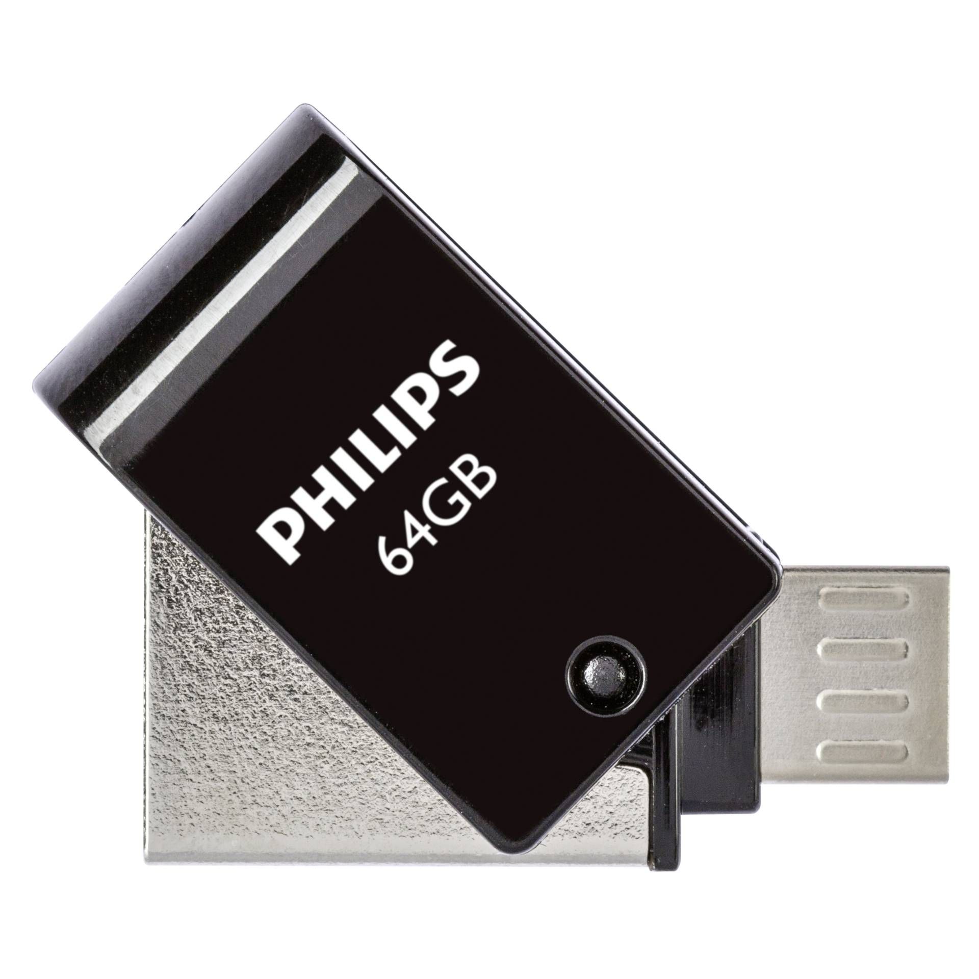 Philips 2 in 1 nero 64GB OTG microUSB + USB 2.0