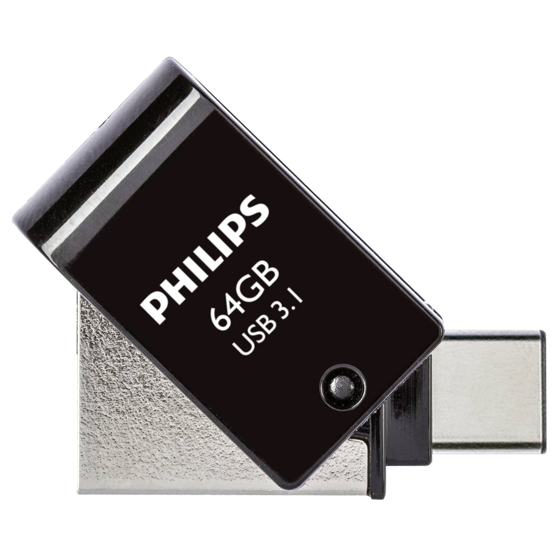 Philips 2 in 1 nero 64GB OTG USB C + USB 3.1