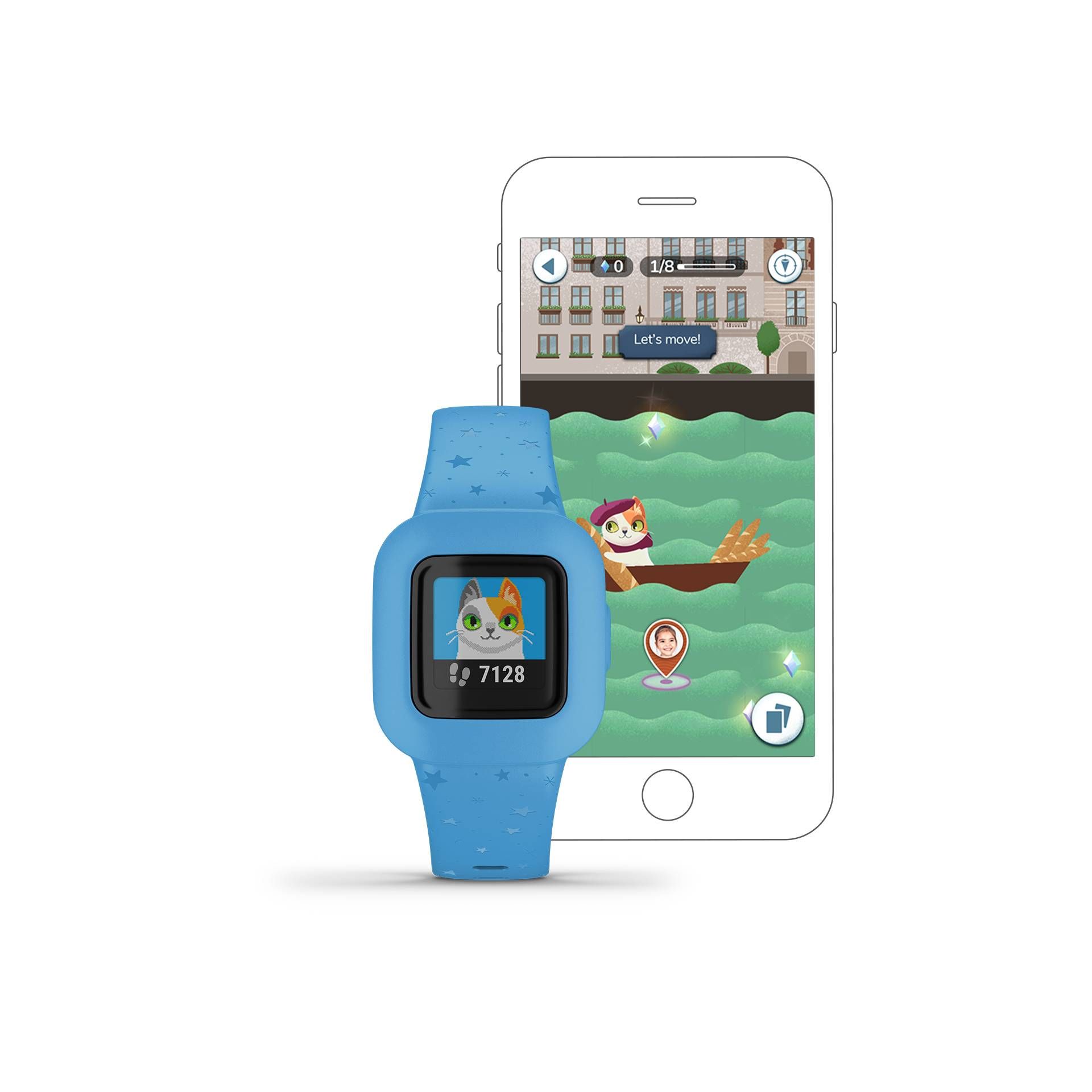 Garmin vivofit jr. 3 blu Stars