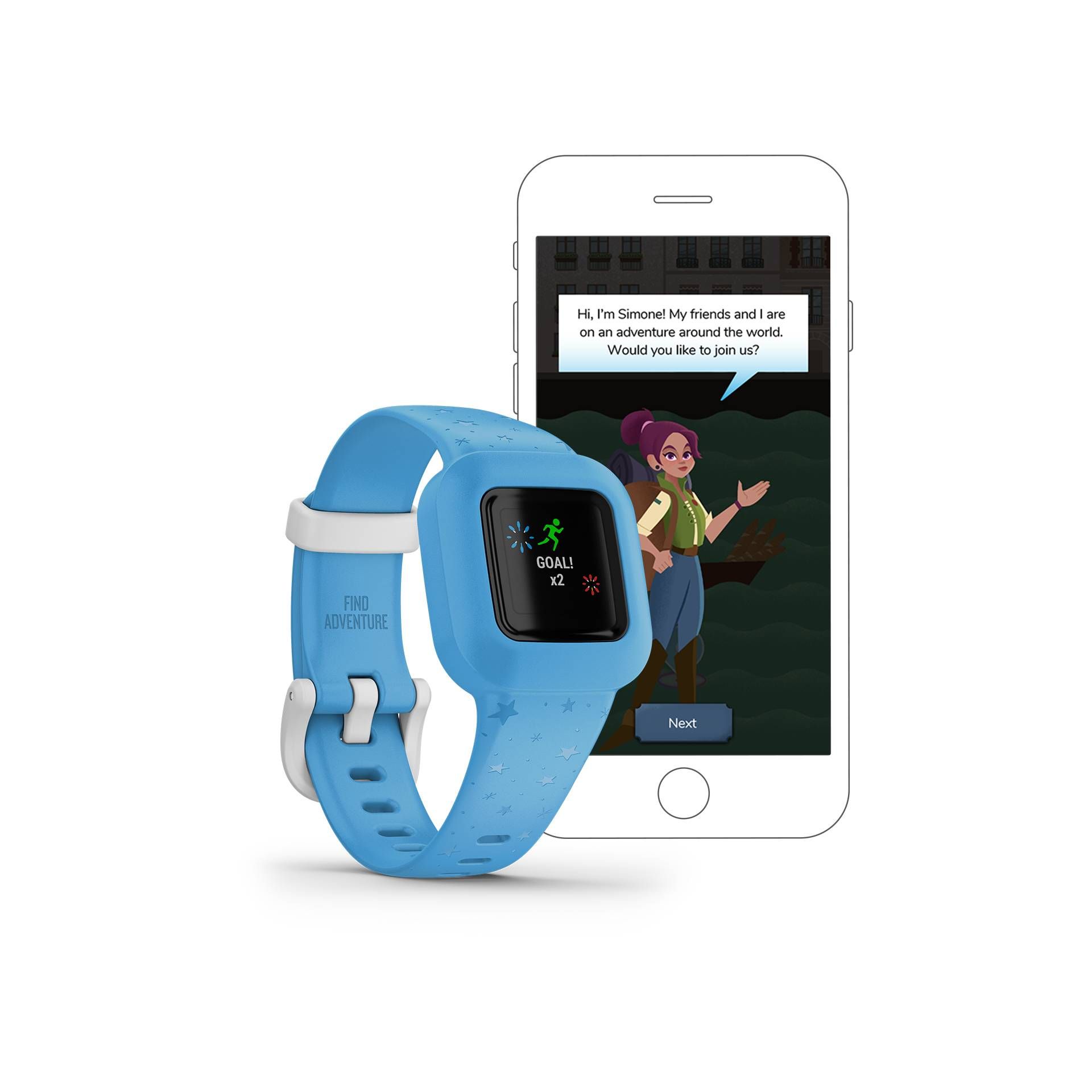 Garmin vivofit jr. 3 blu Stars