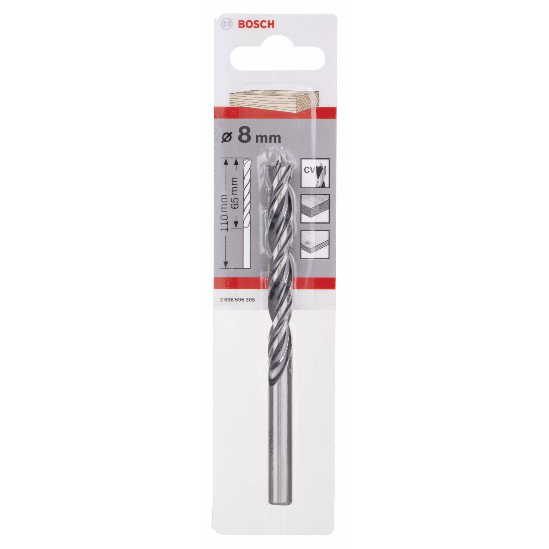 Bosch 1 punta a spirale per legno 8x75x117