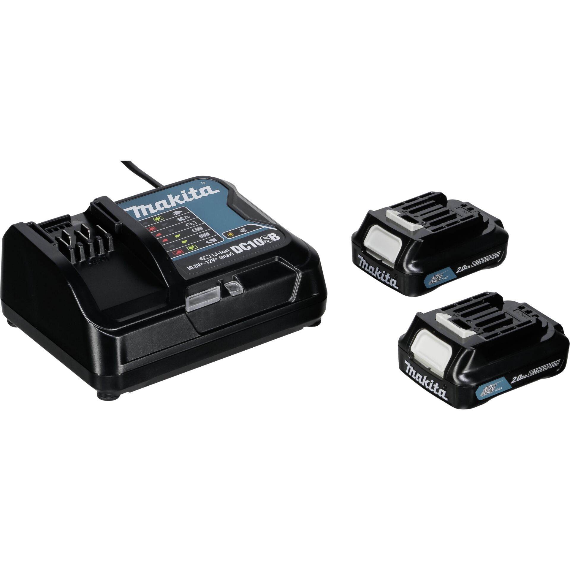 Makita Energy Set 197658-5 2x BL1021B + DC10SB