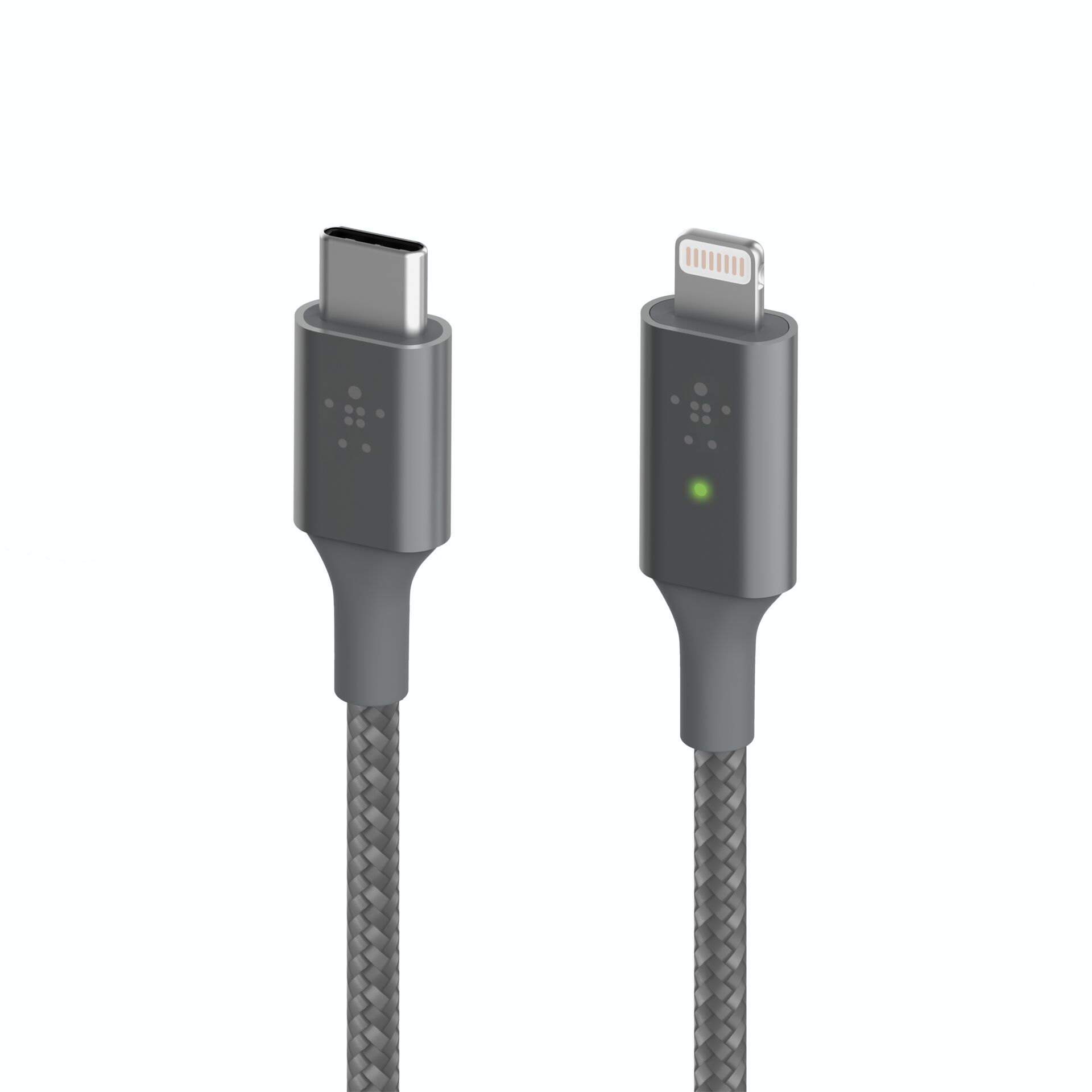 Belkin Smart LED cavo grig. 1,2m USB-C / Lightning   CAA006b