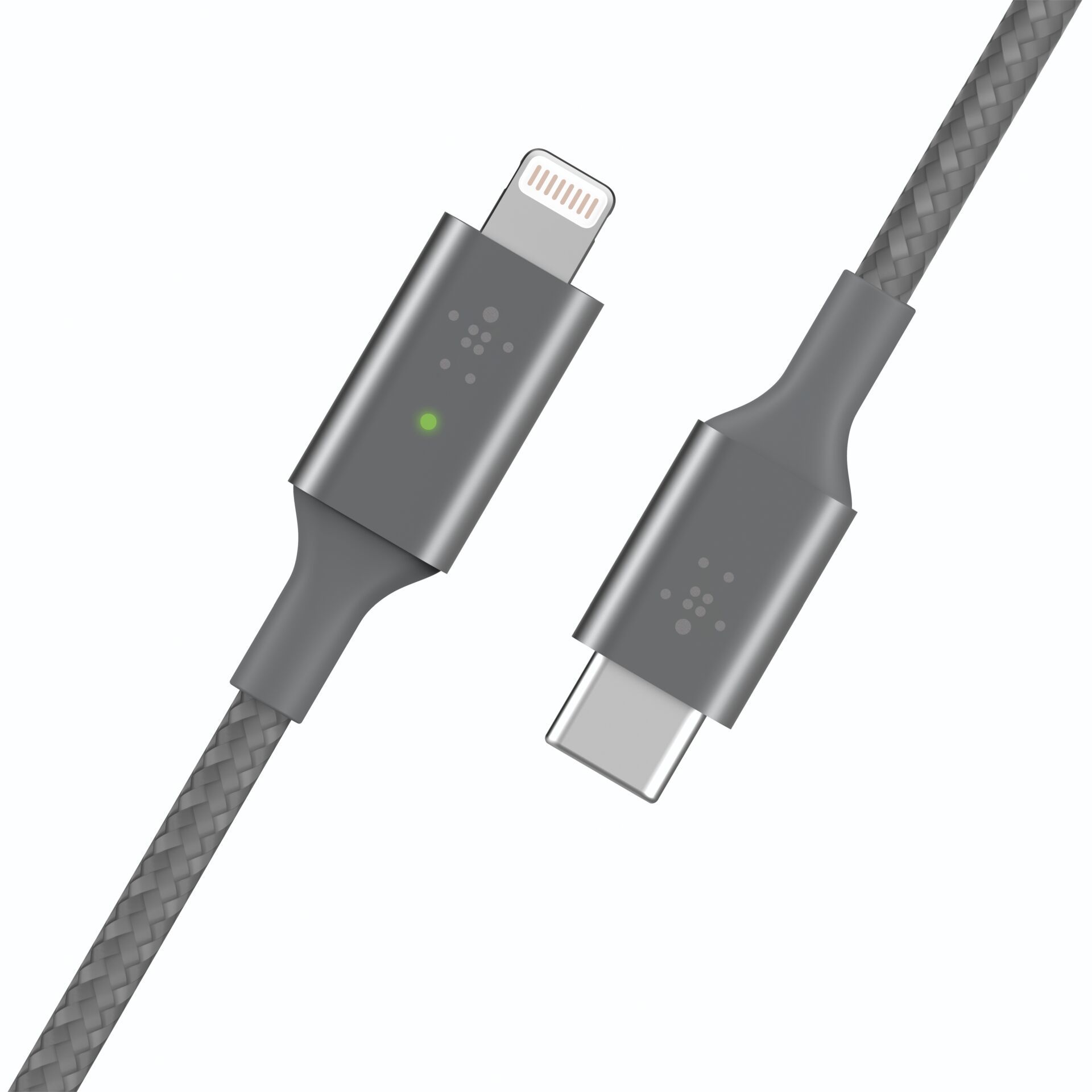 Belkin Smart LED cavo grig. 1,2m USB-C / Lightning   CAA006b