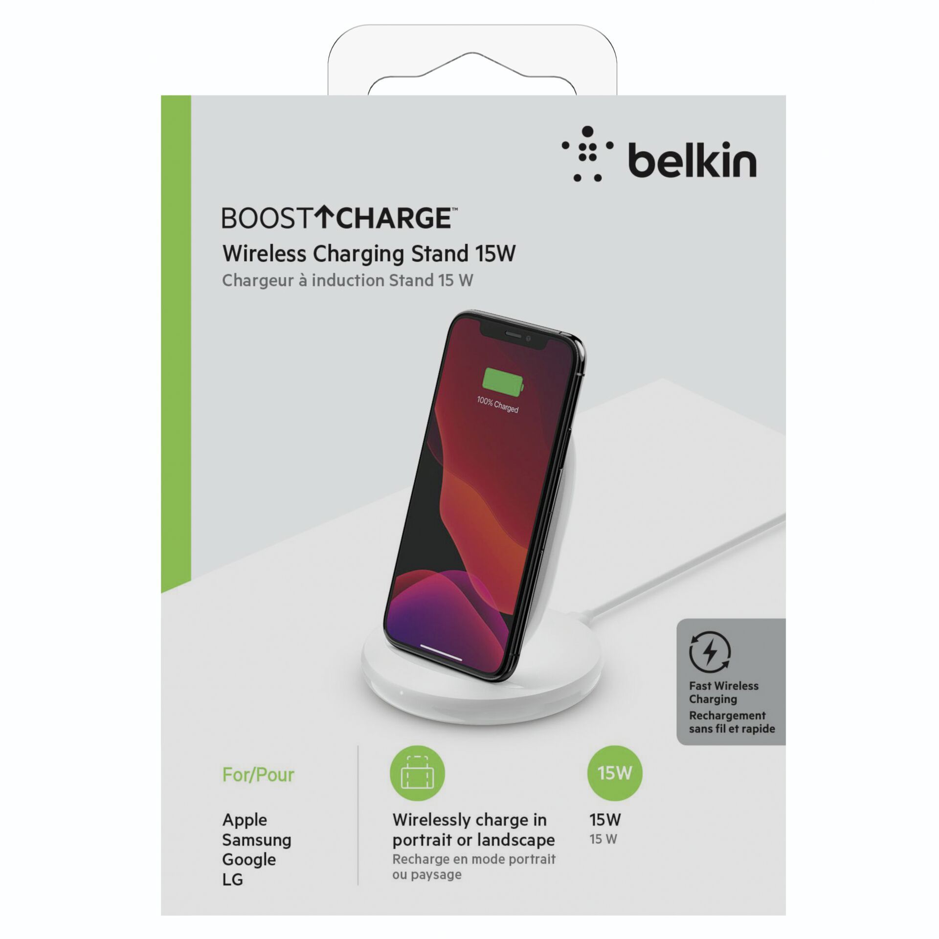 Belkin BOOST Charge Wireless Charging Stand 15W ws.WIB002vfW