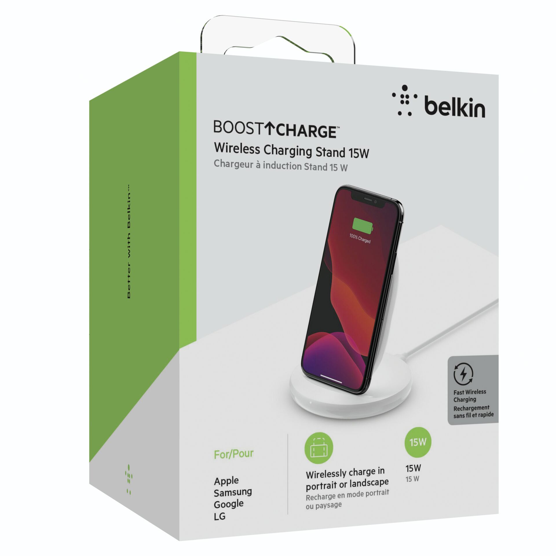 Belkin BOOST Charge Wireless Charging Stand 15W ws.WIB002vfW
