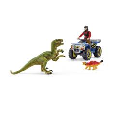 Schleich Dinosaurs         41466 Quad Escape from Velocirapt 2