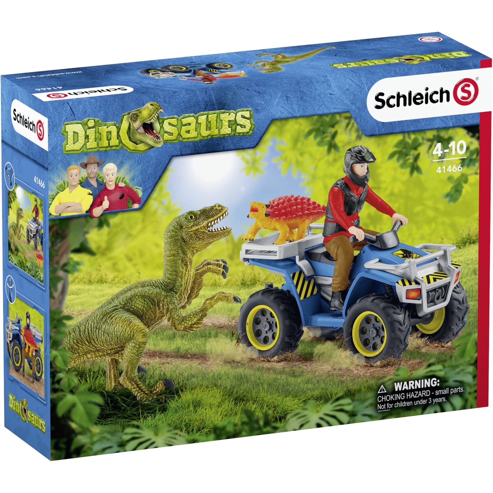 Schleich Dinosaurs         41466 Quad Escape from Velocirapt