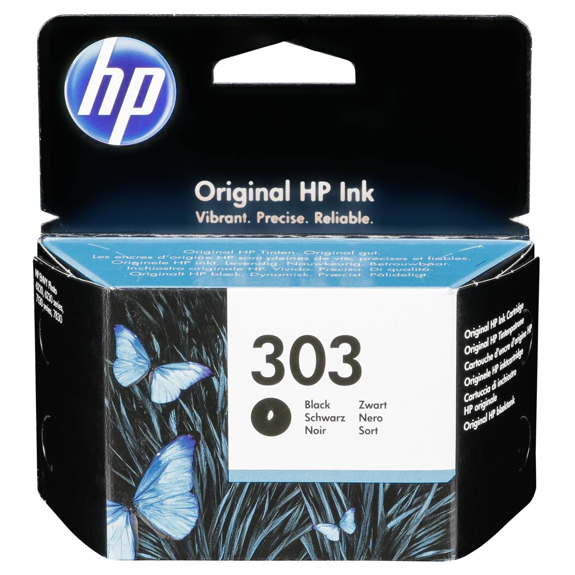 HP T6N02AE cartuccia nero No. 303
