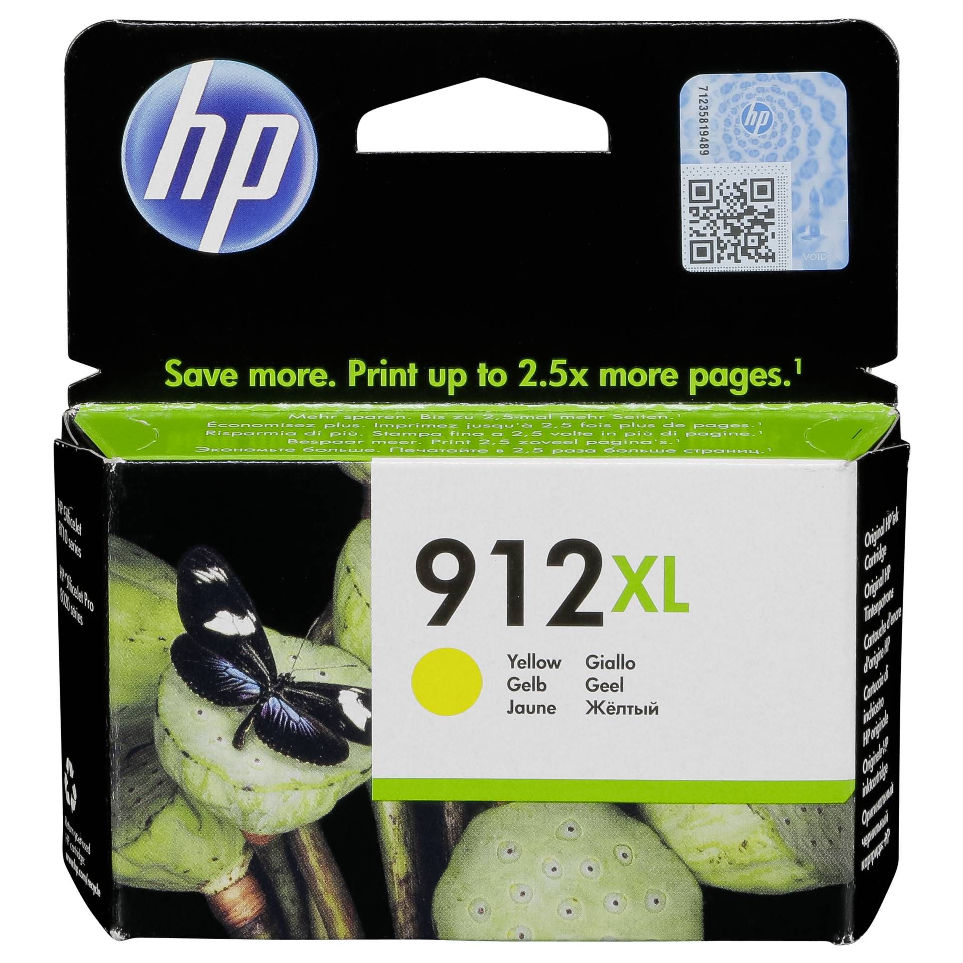 HP 3YL83AE cartuccia di inchiostro giallo No. 912 XL