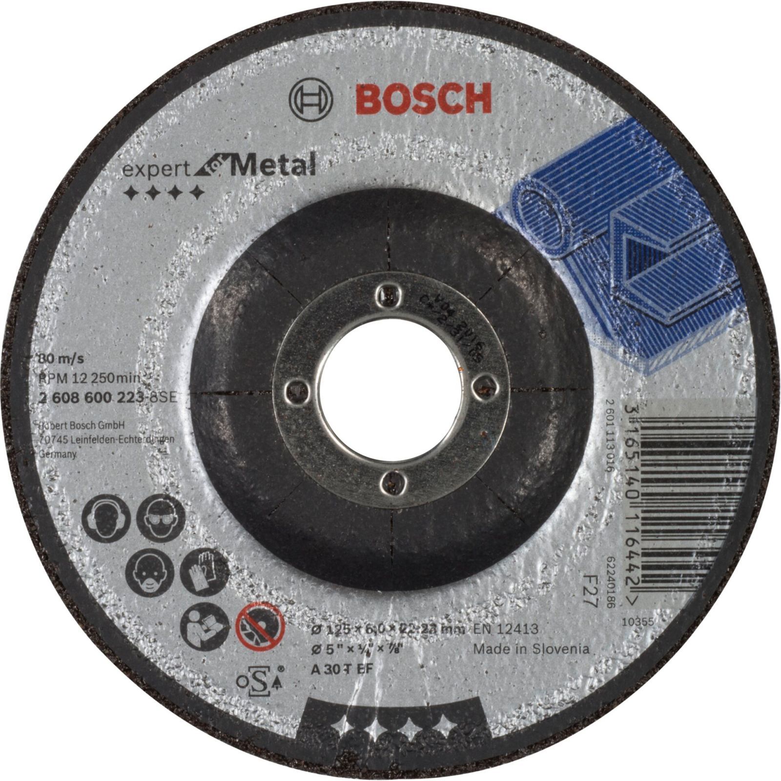 Bosch Metal Grinding Disc 125X6 mm