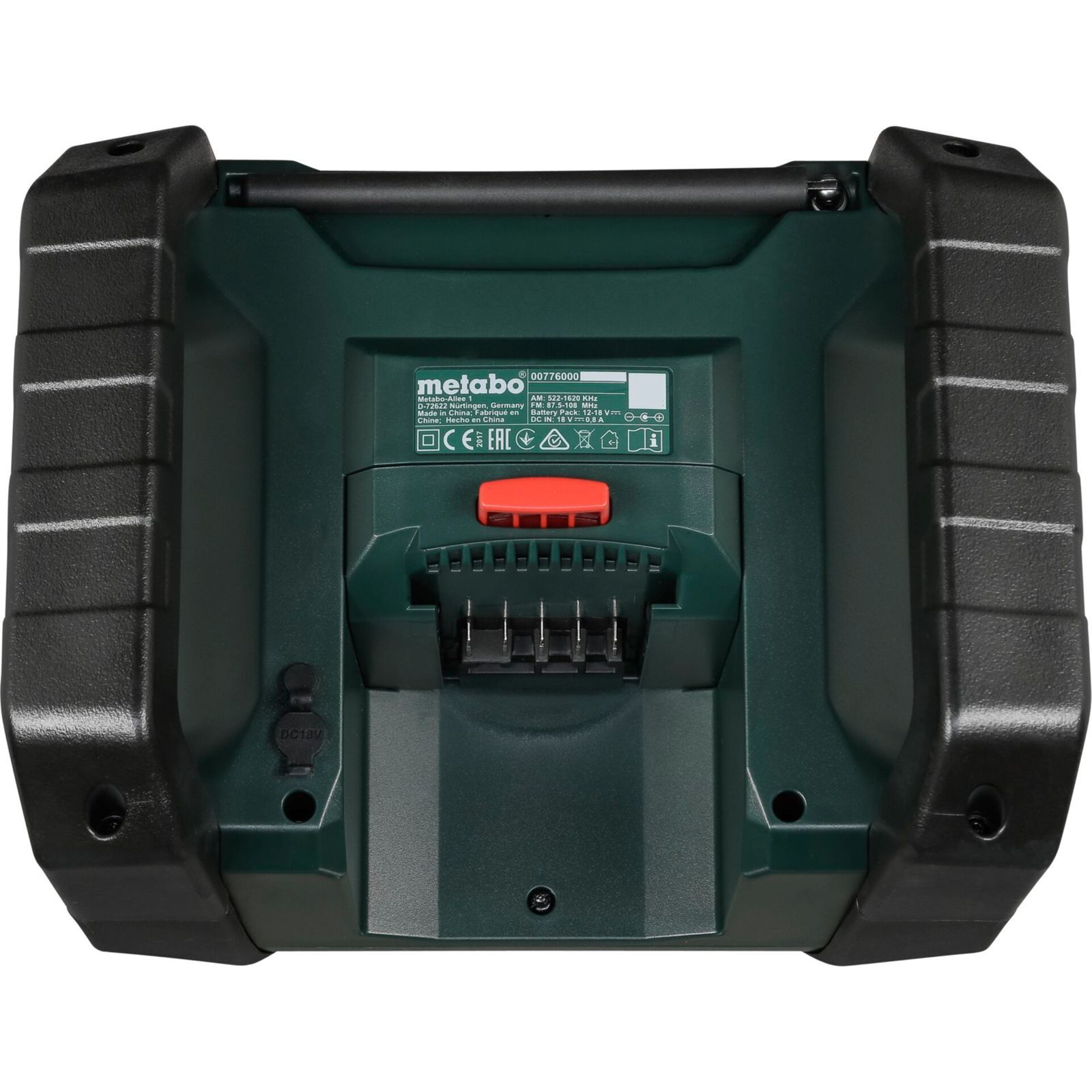 Metabo R 12-18 BT cordless construction site radio