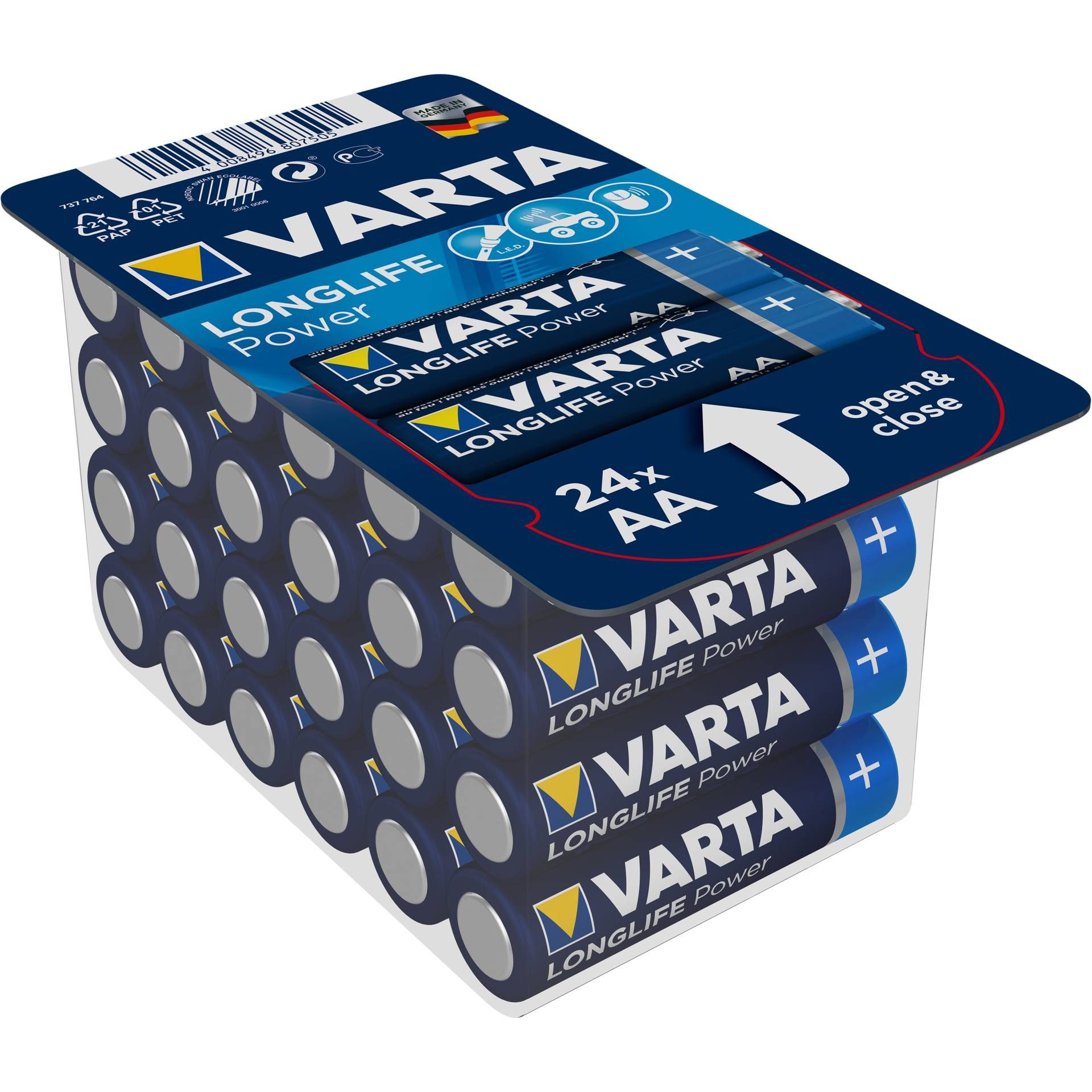 1x24 Varta High Energy AA LR 6 Ready-To-Sell Tray Big Box