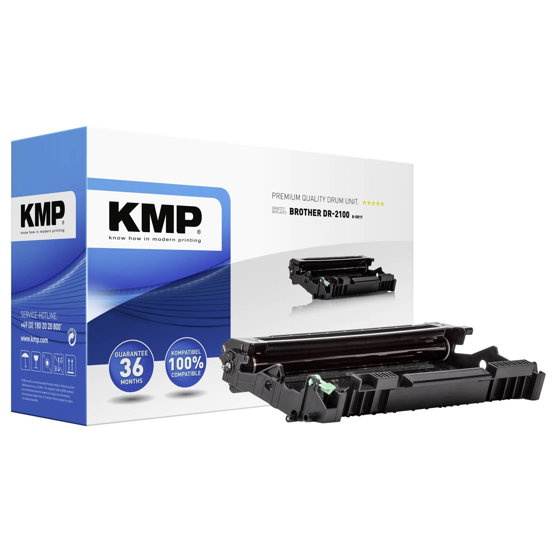 KMP B-DR17 Kit tamburo compatibile con Brother DR-2100