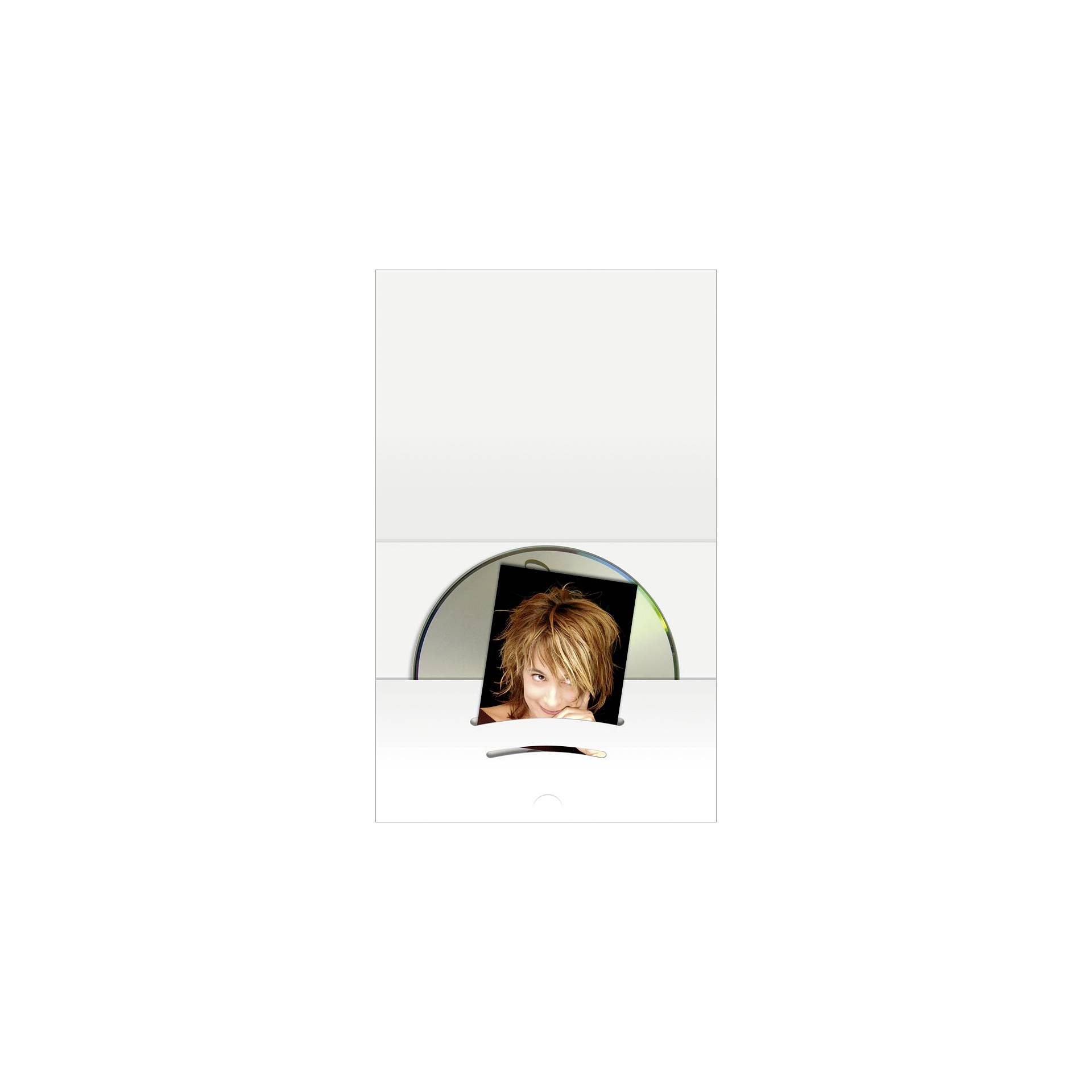 1x100 Daiber cartellina con CD fino a formato 6x9 cm bianco