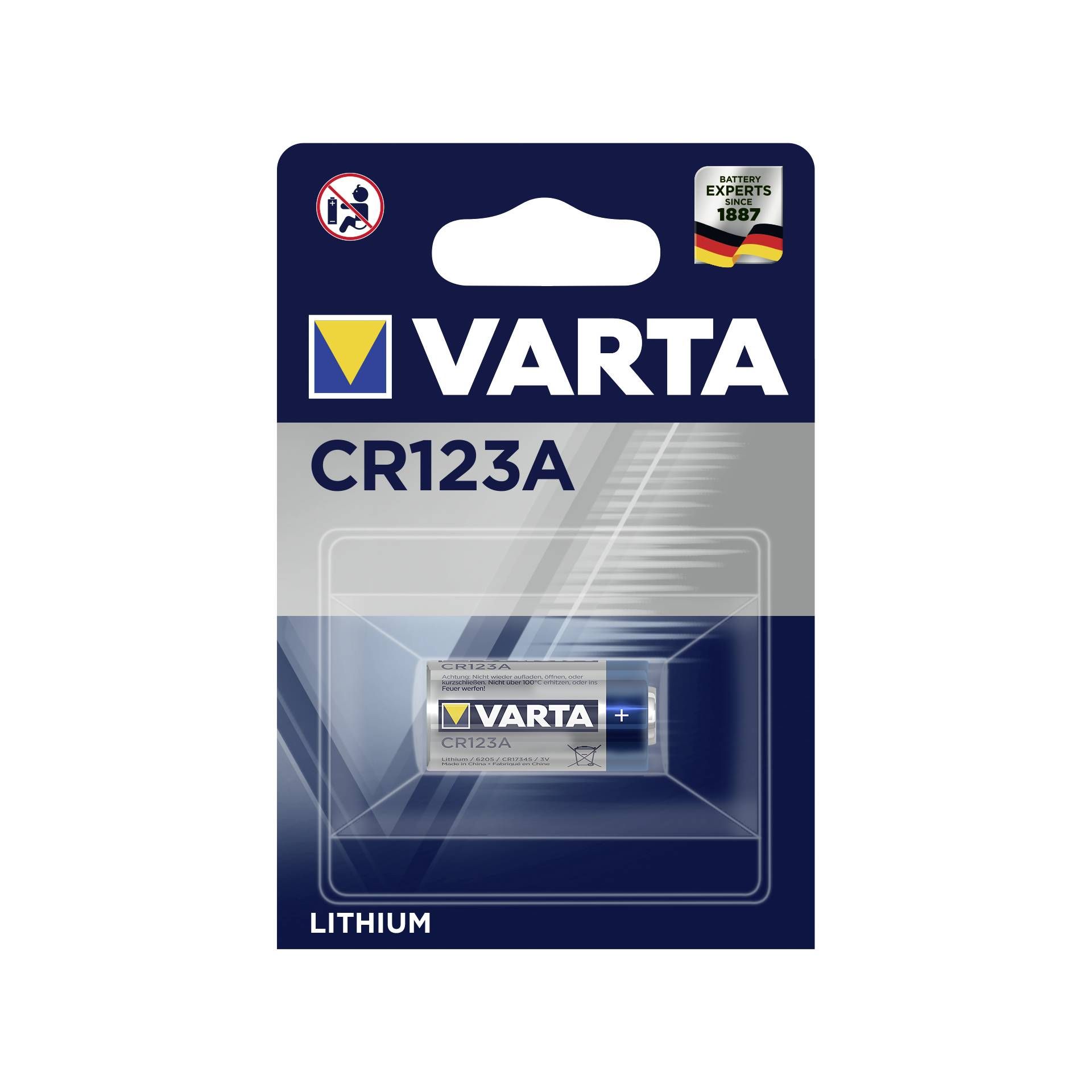 1 Varta Professional CR 123 A