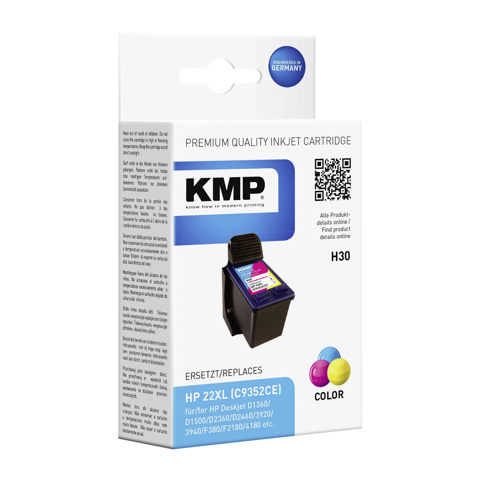 KMP H30 cartuccia     colore compatibile con HP C 9352 AE
