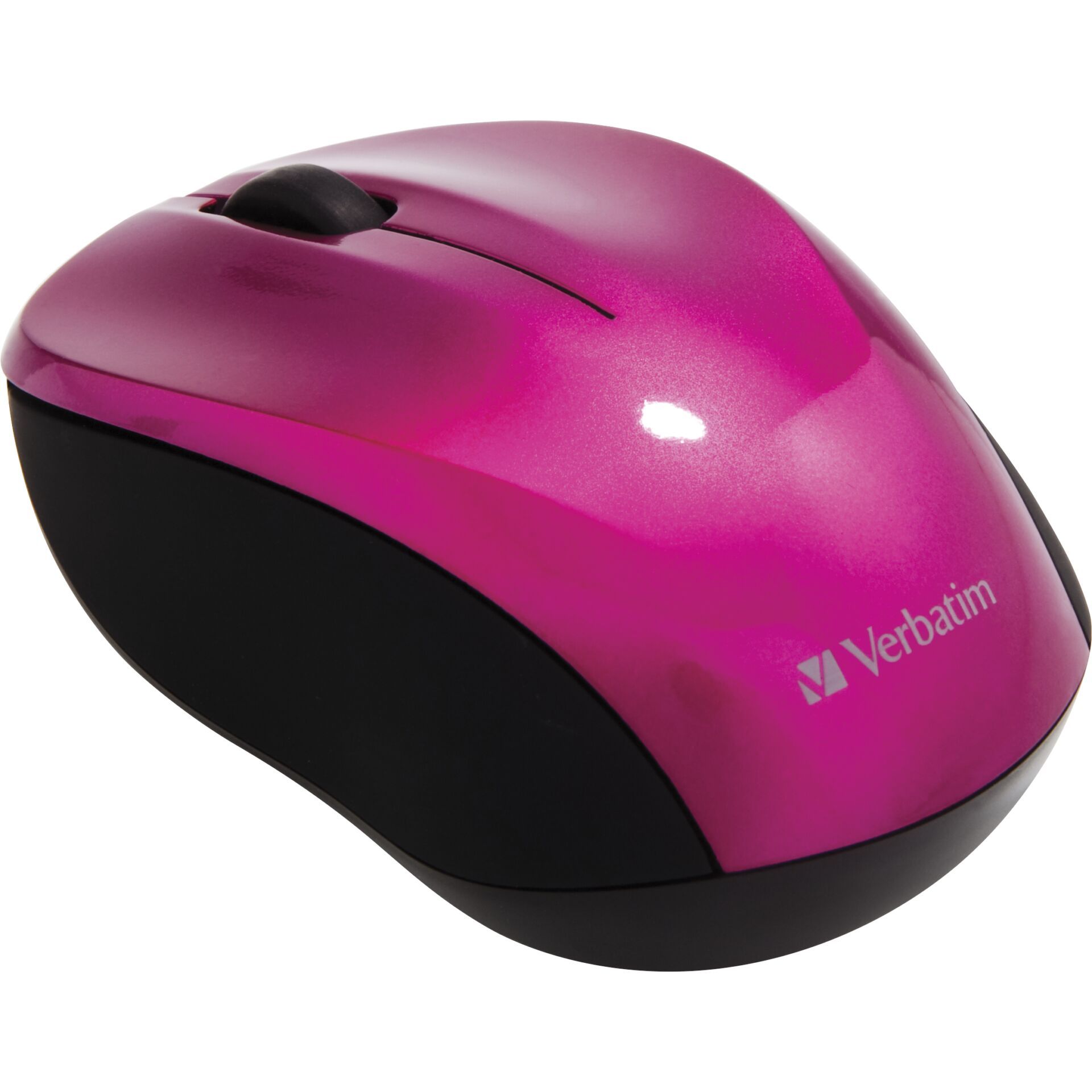 Verbatim Go Nano Wireless Mouse Hot Pink