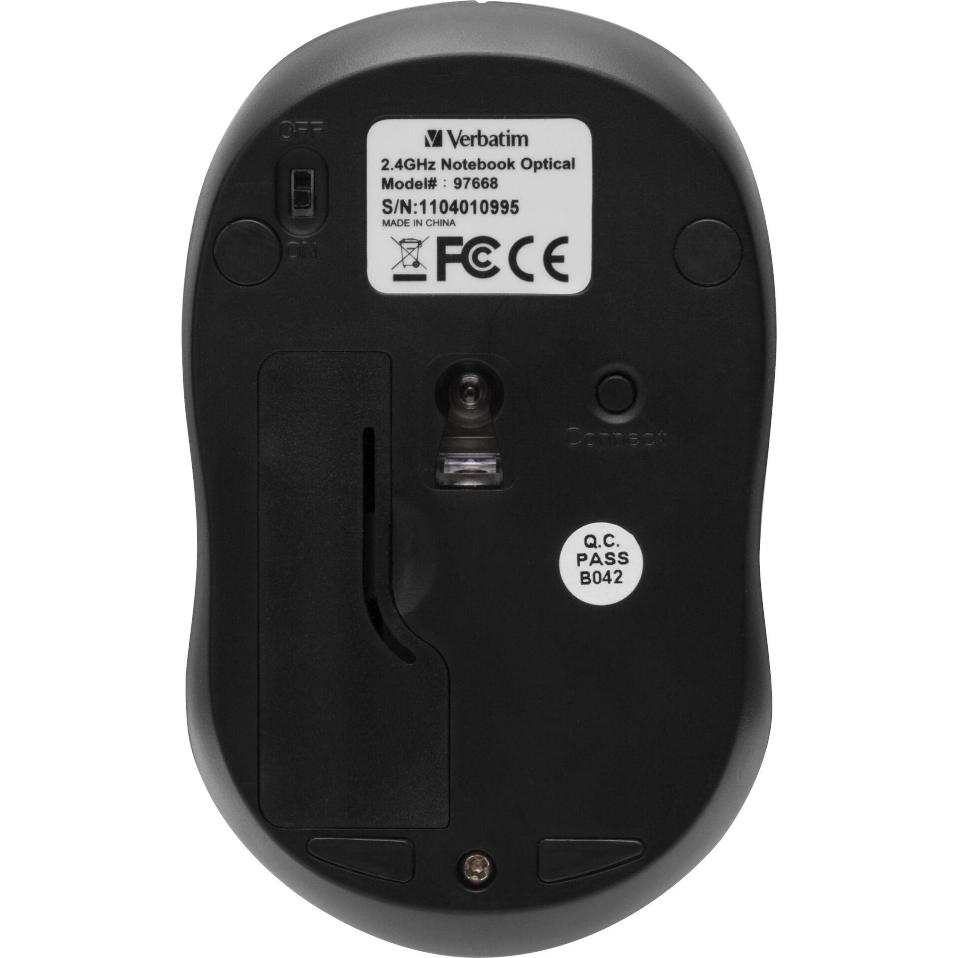 Verbatim Go Nano Wireless Mouse Hot Pink