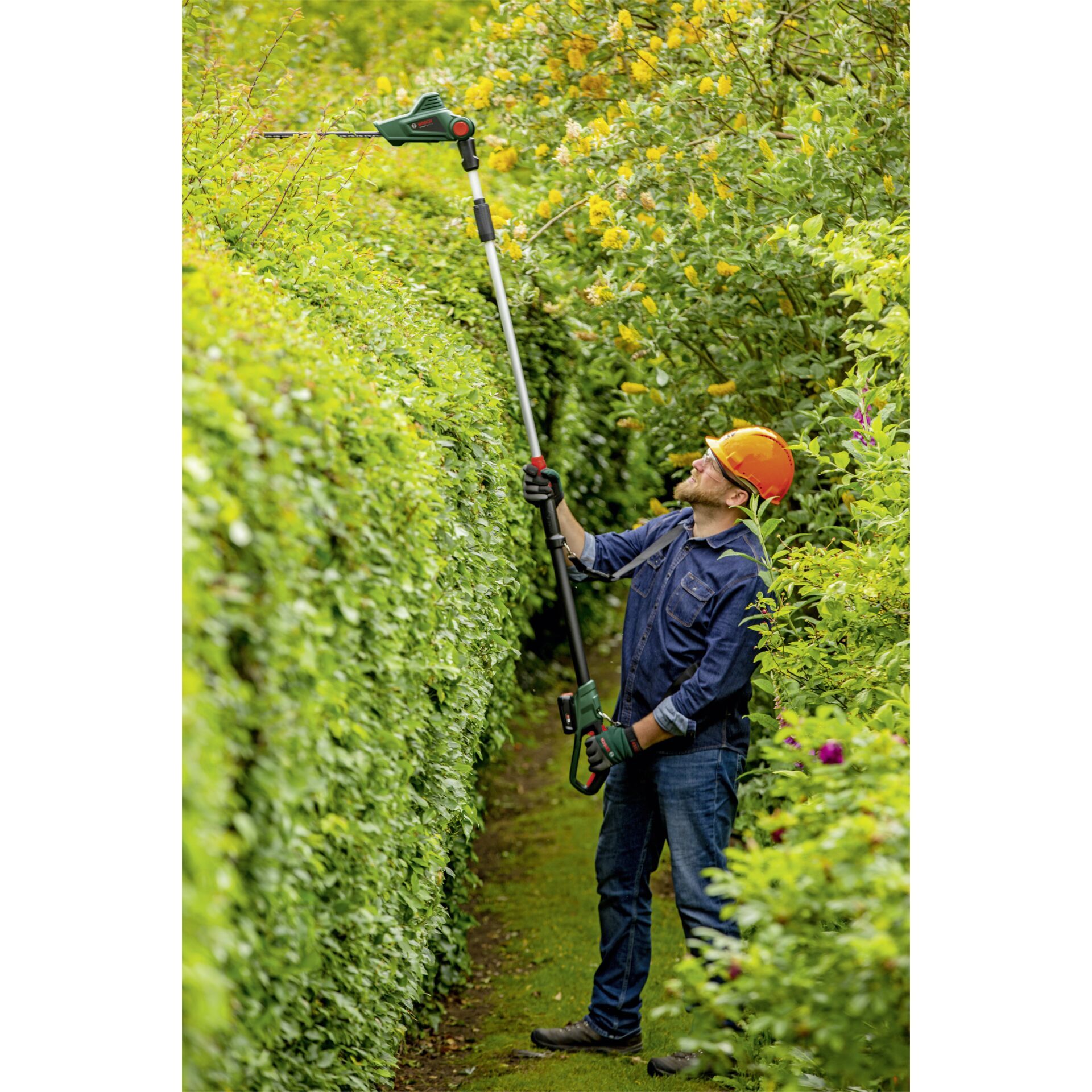 Bosch UniversalHedgePole 18 Cordless Telescopic HedgeTrimmer