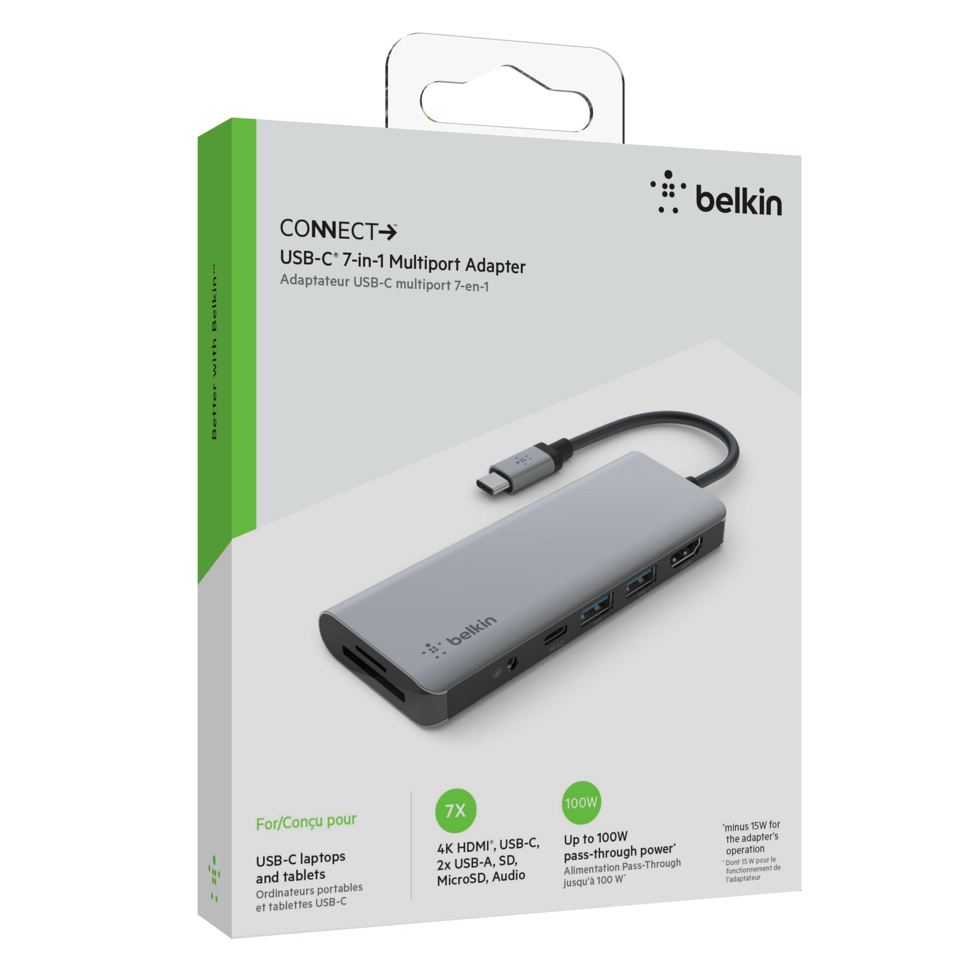 Belkin CONNECT USB-C 7-in-1 Multiport Adapter    AVC009btSGY