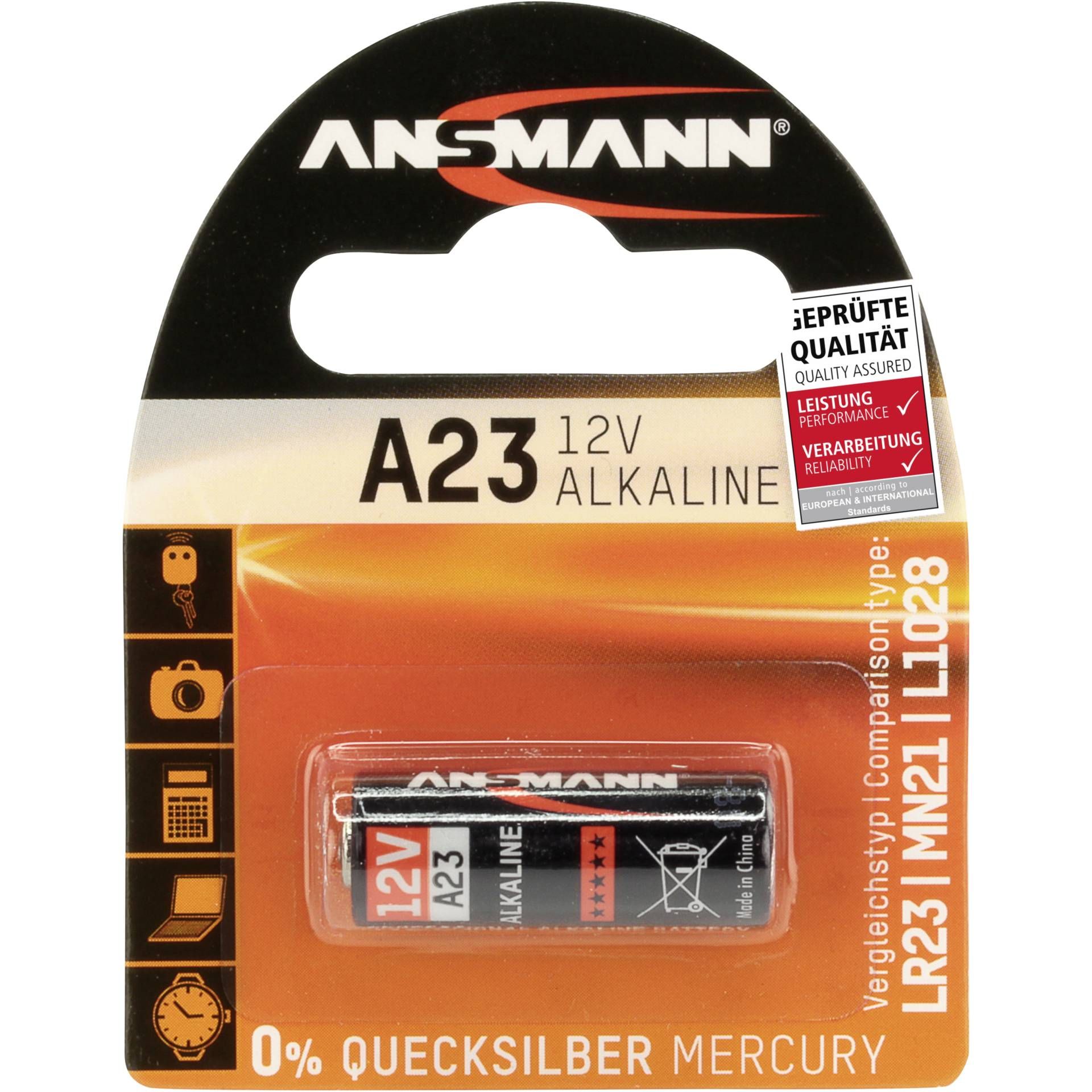 Ansmann Alkaline A 23 12 V per telecomando