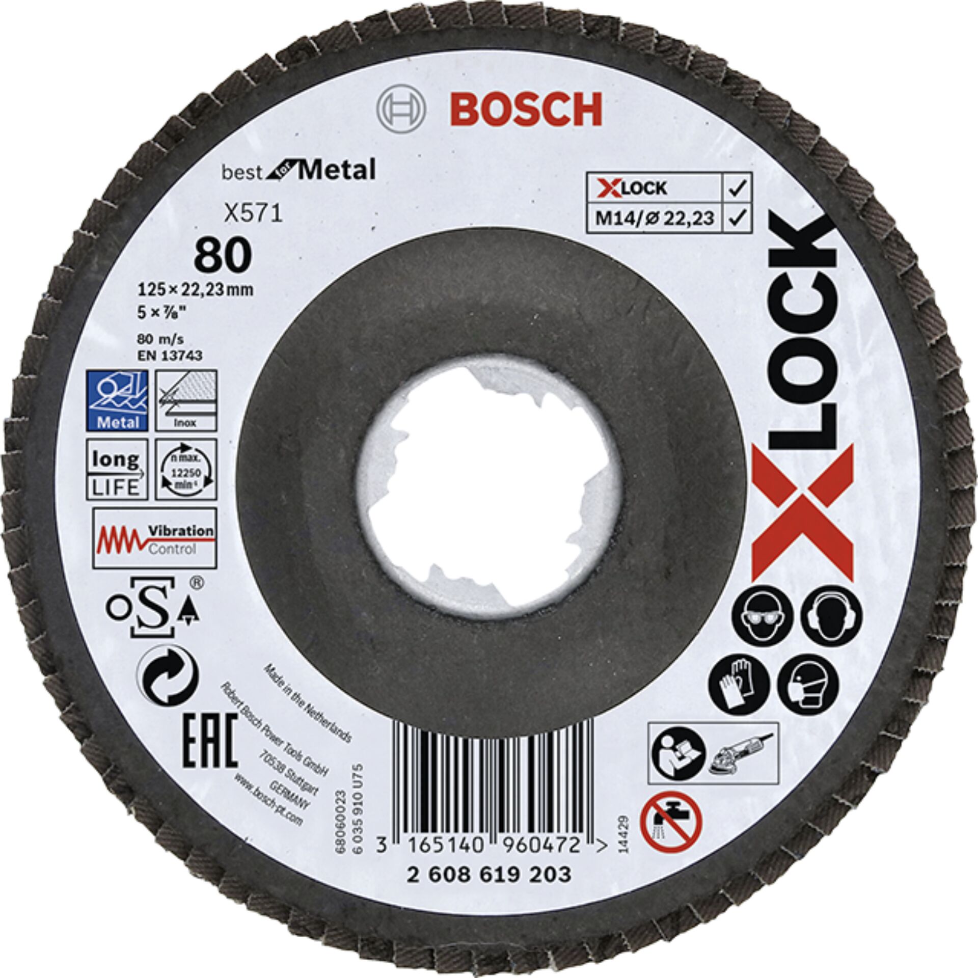 Bosch GWX 13-125 S kit smerigliatrice angolare