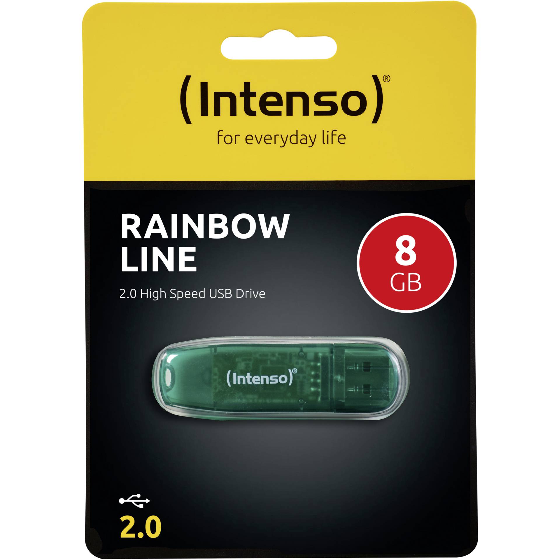 12x1 Intenso Rainbow Line    8GB chiavetta USB 2.0