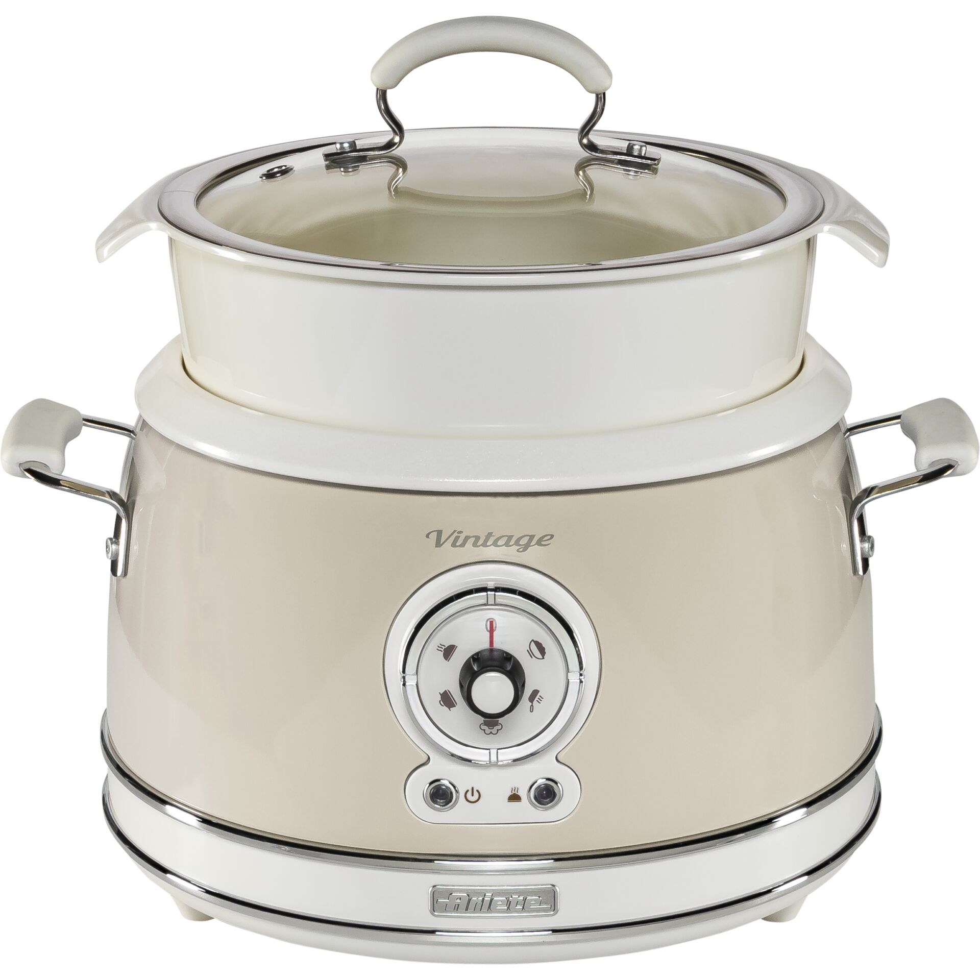 Ariete Vintage Food Steamer, beige