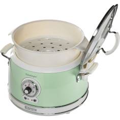 Ariete Vintage Food Steamer, green 2