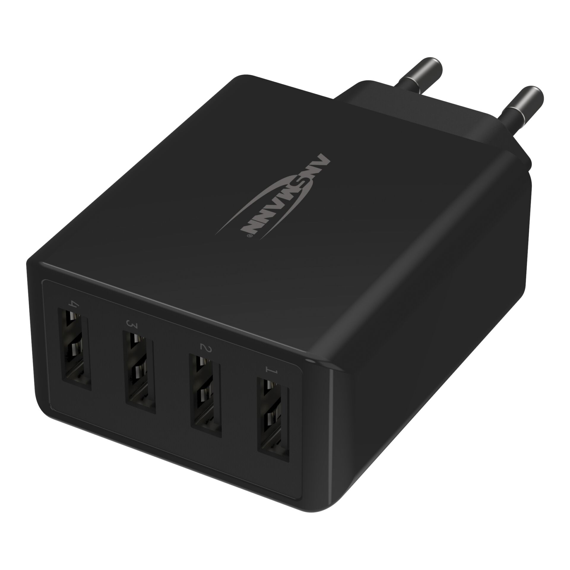 Ansmann Home caricabatt. HC430 4xUSB 3000mA nero