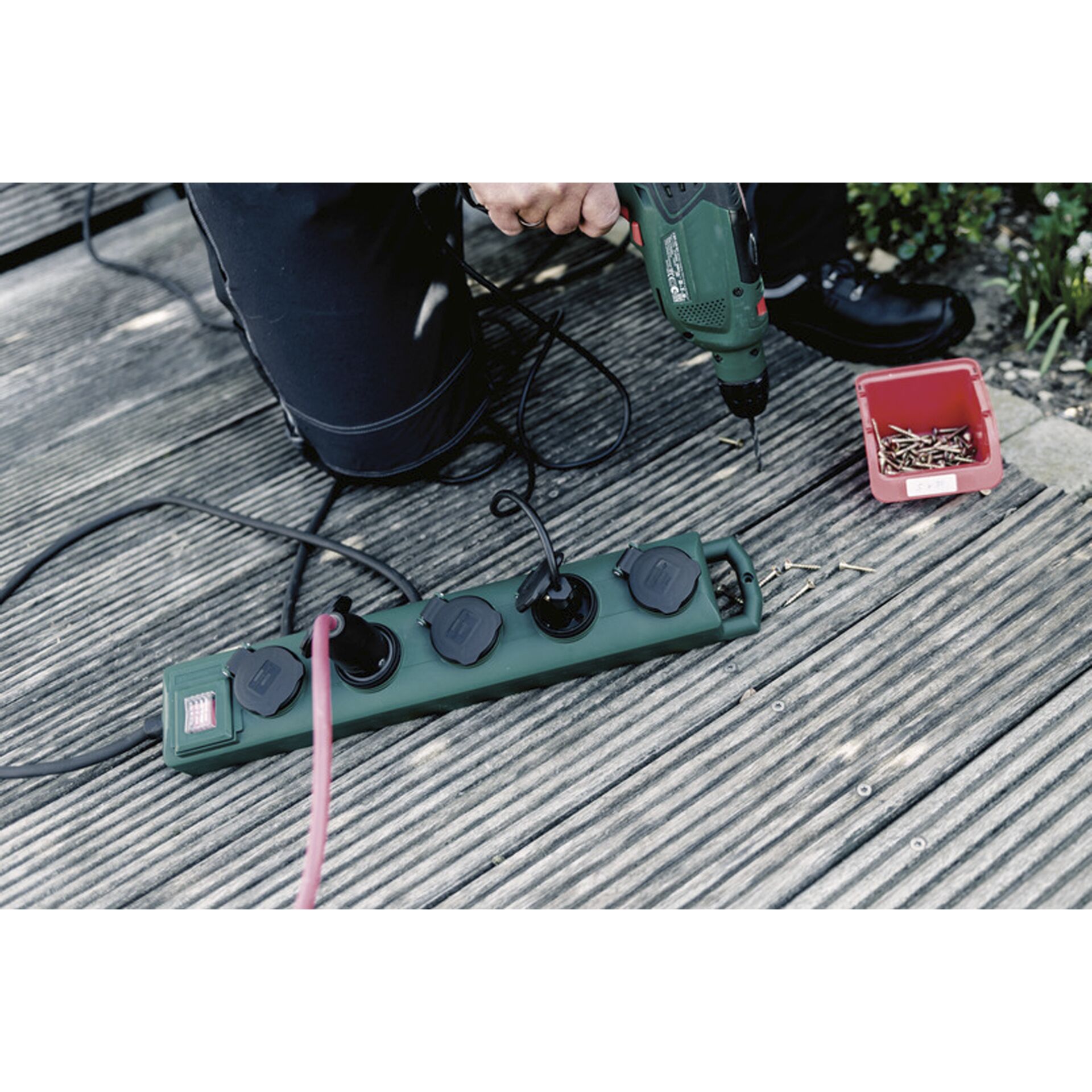 Brennenstuhl SuperSolid 5-fach Garten-Steckdosenleiste 5m