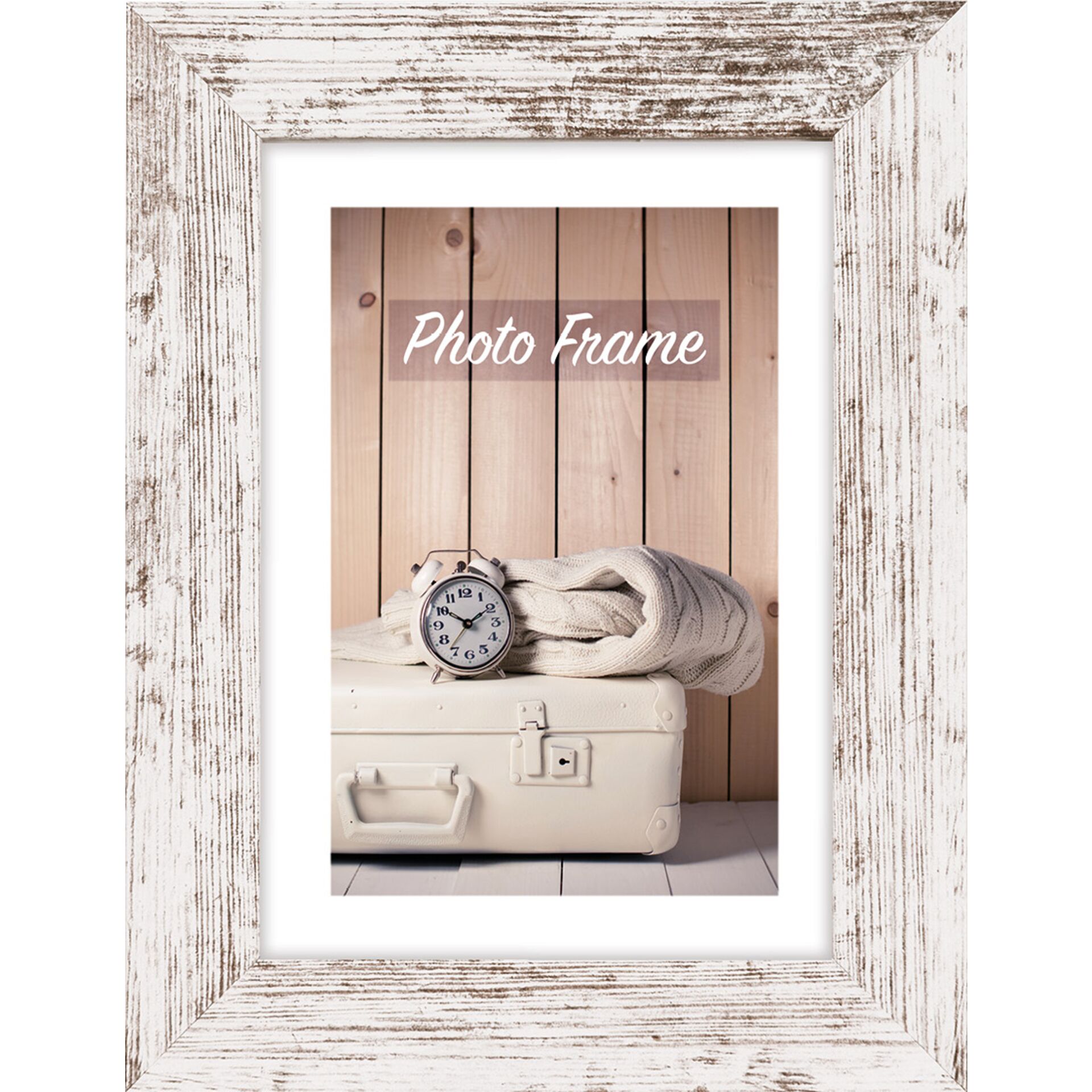 ZEP Nelson 6 bian./marr. 30x30 legno cornice V21306