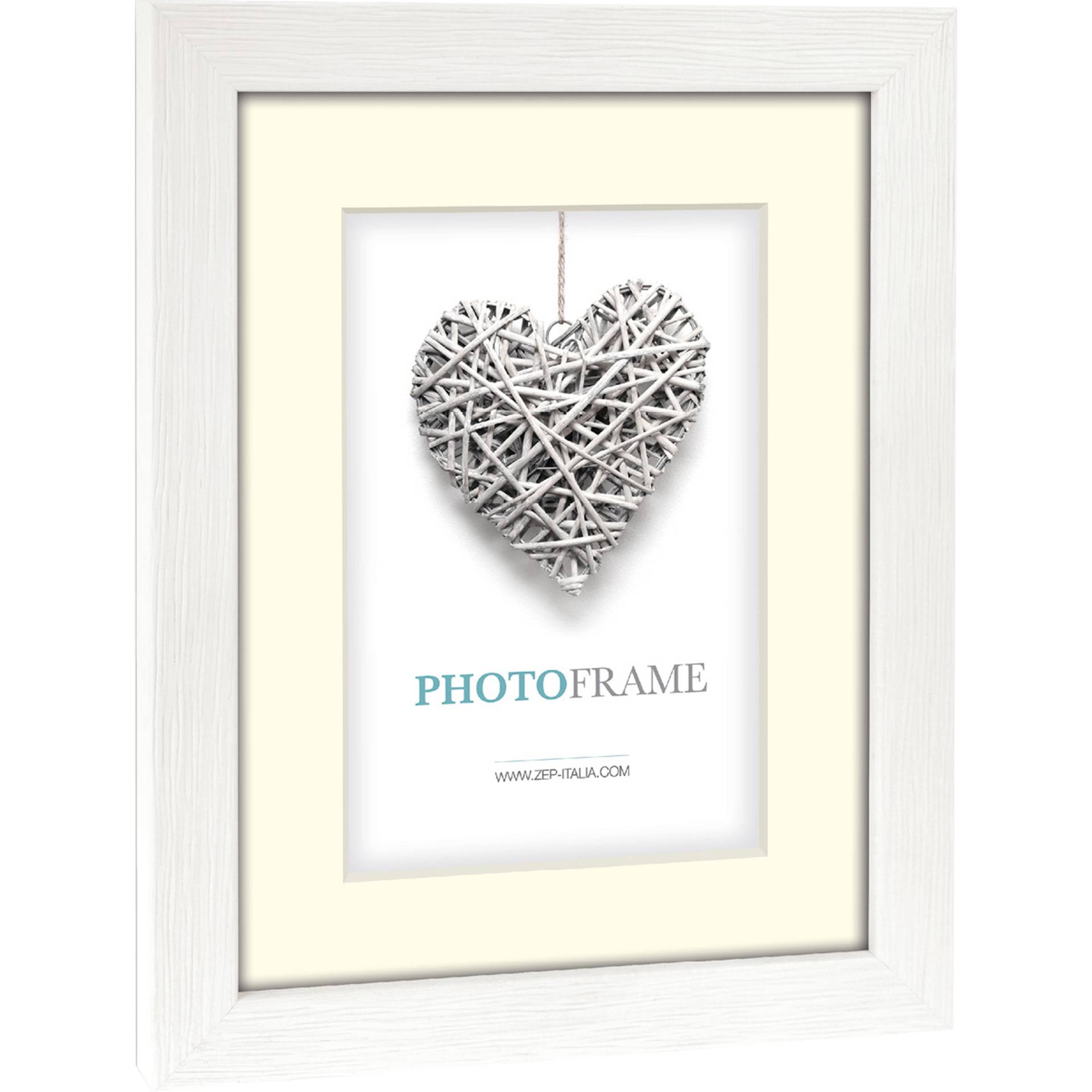 ZEP Regent 4 Passepartout  30x40 legno cornice bianco V32344