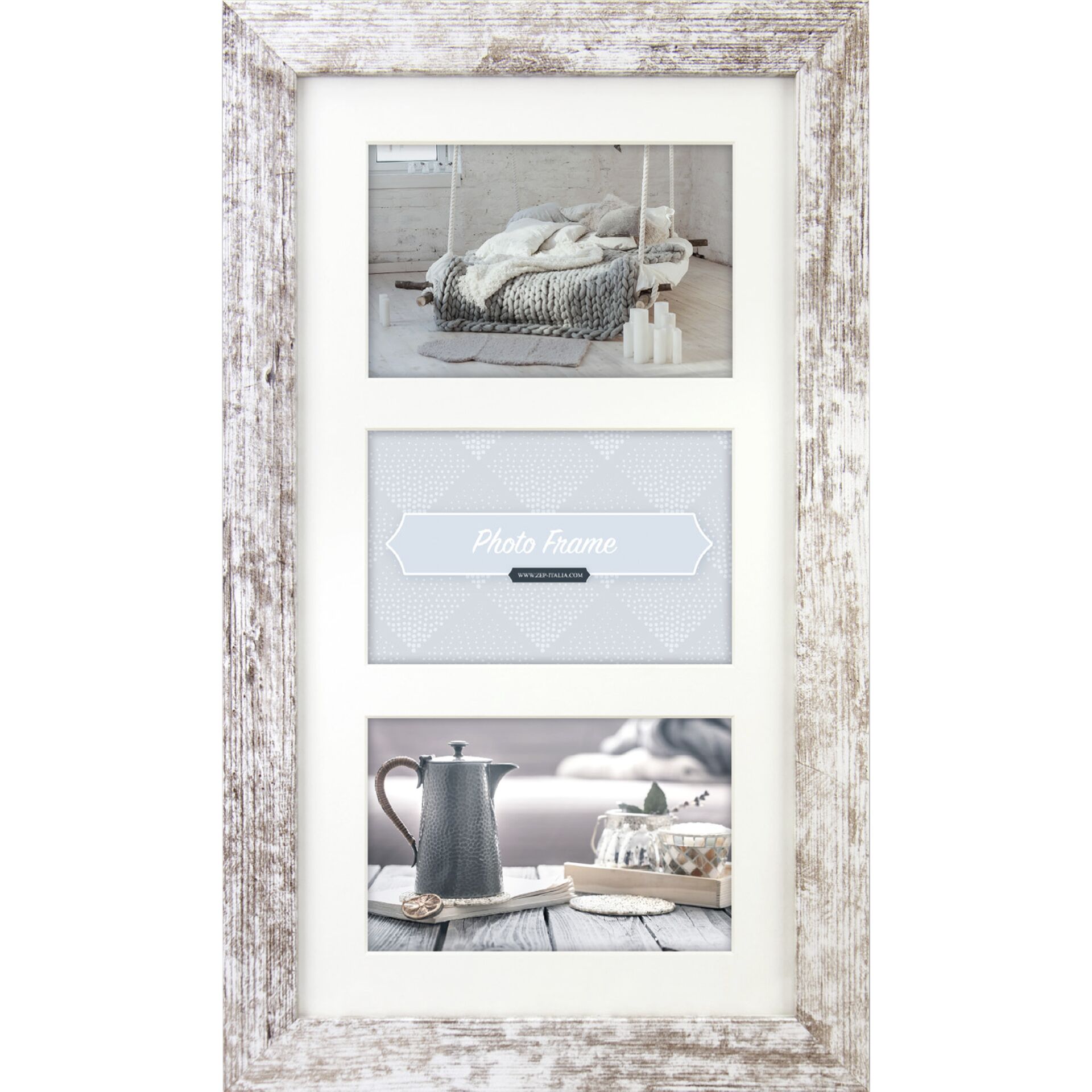 ZEP Nelson 6 bian./marr. 3x10x15 legno cornice 3Q V23106