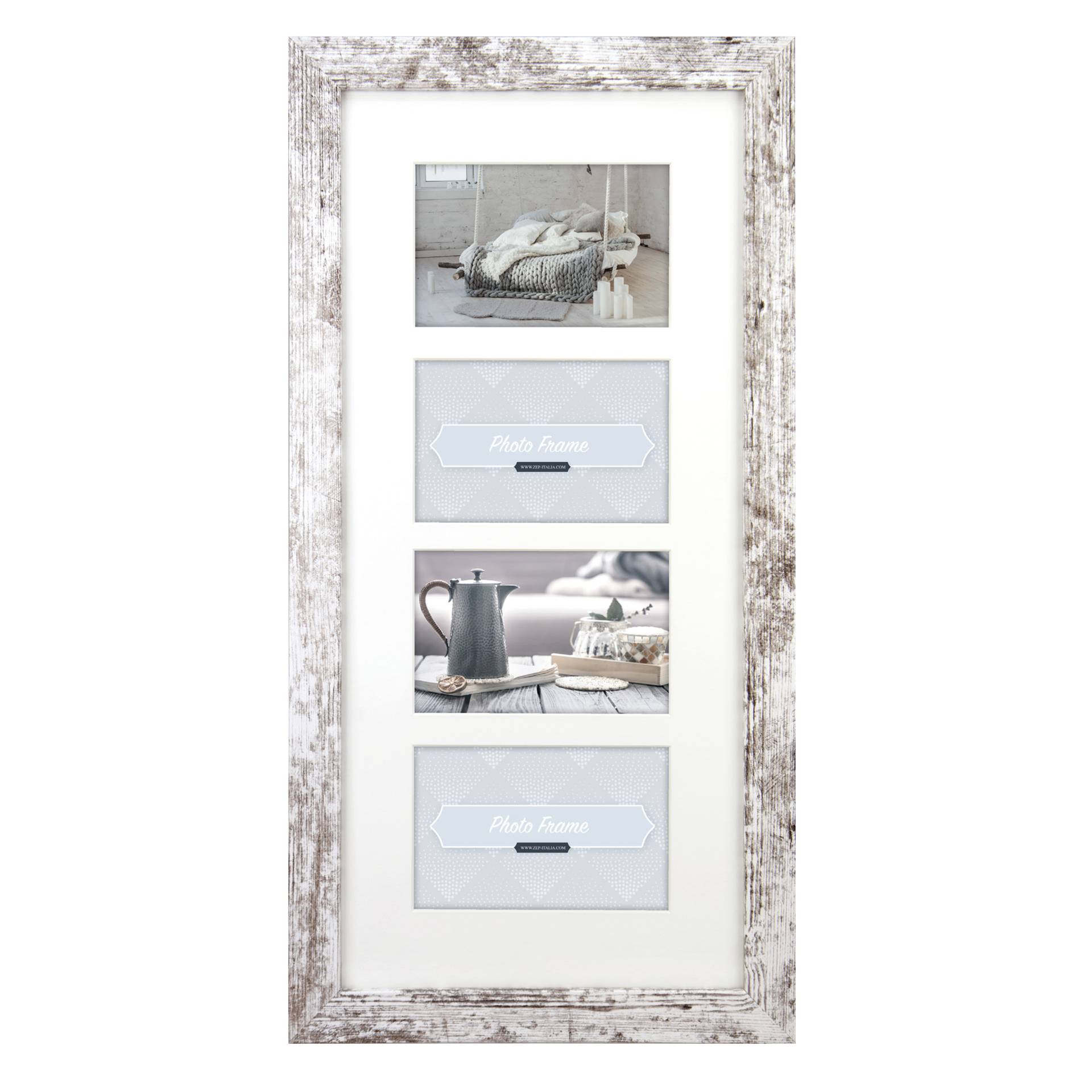 ZEP Nelson 6 bian./marr. 4x10x15 legno cornice 4Q V24106