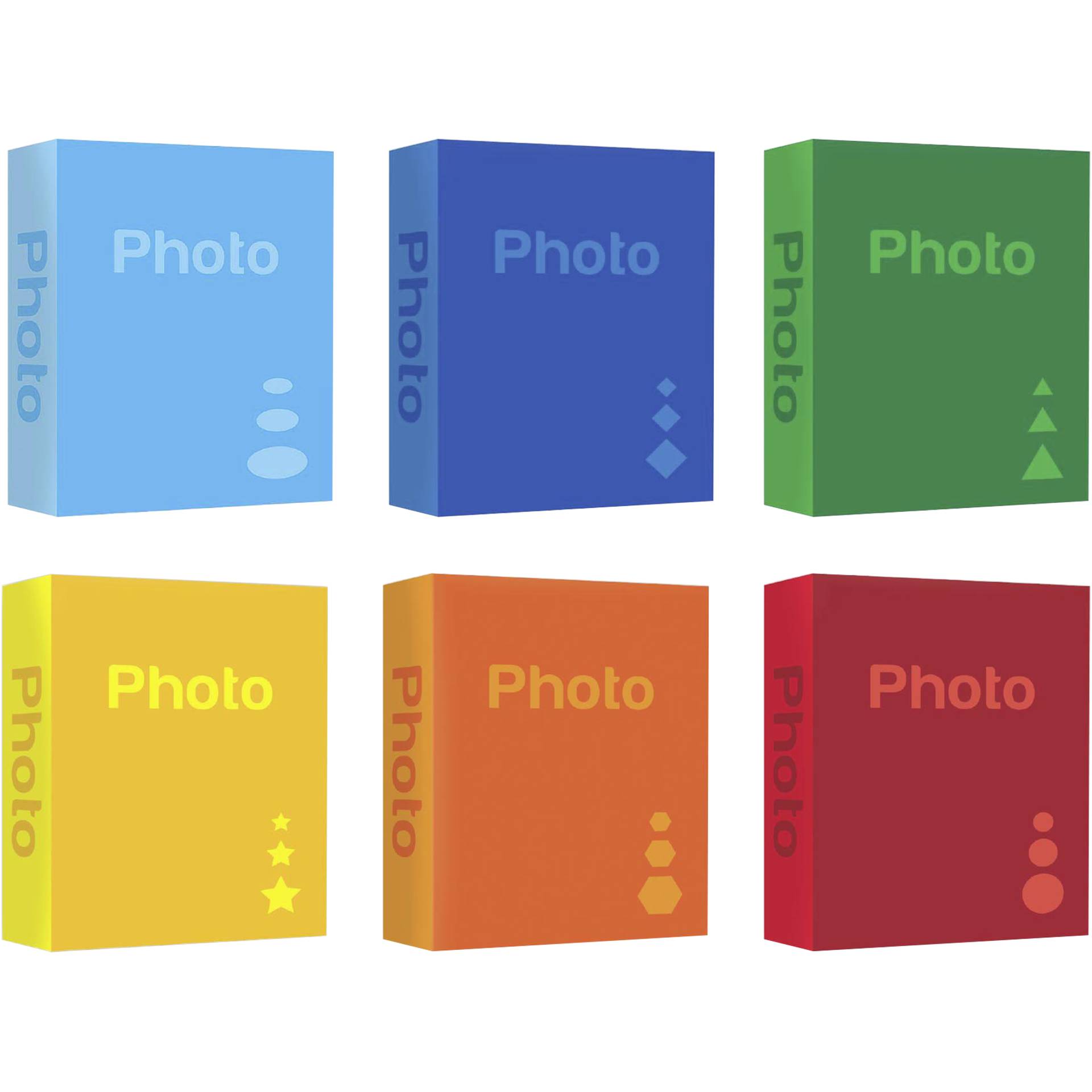 ZEP Basic farbl. sortiert 13x19 300 foto Einsteckalbum BS573