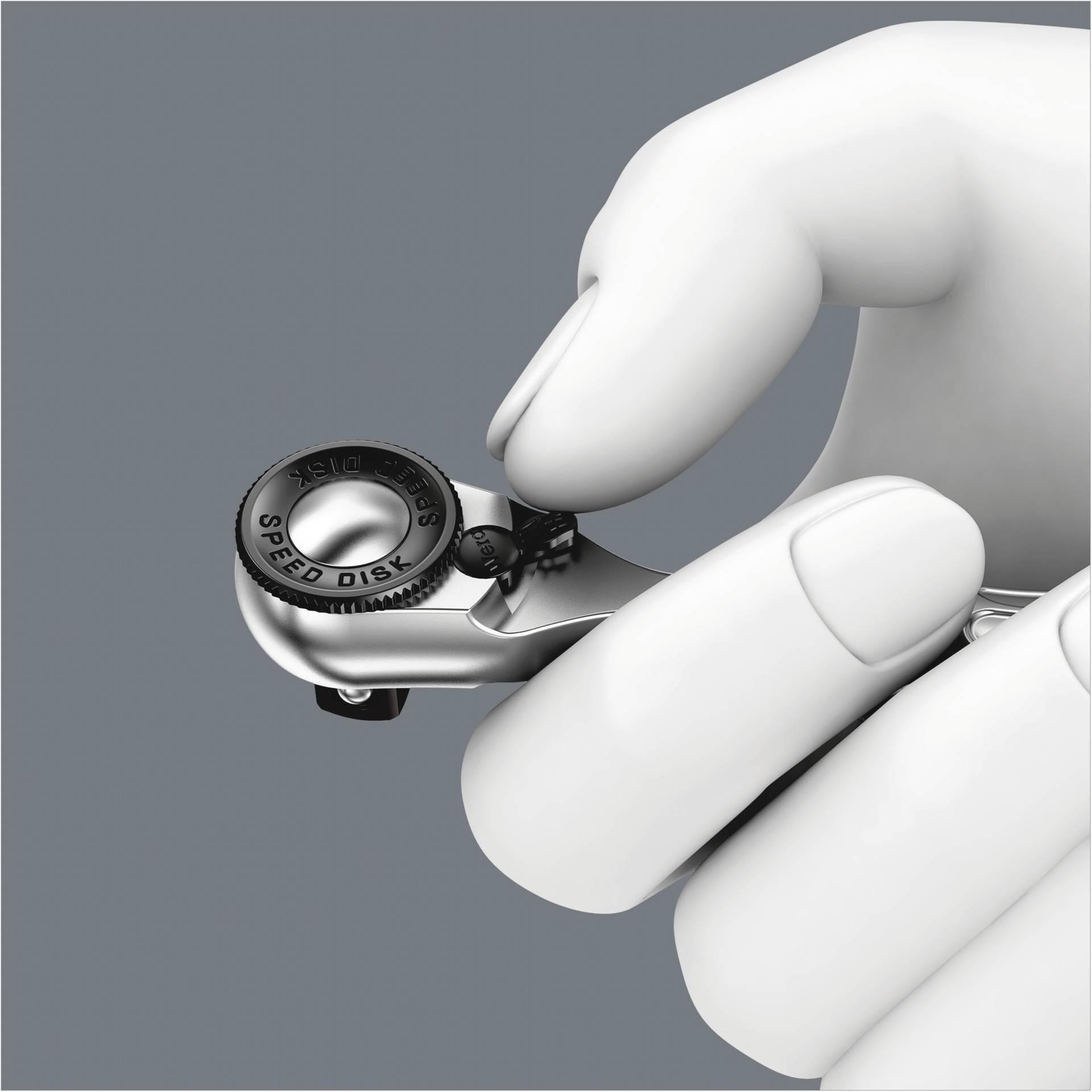 WERA 8008 A Zyklop Mini 3 Ratchet with 1/4  drive