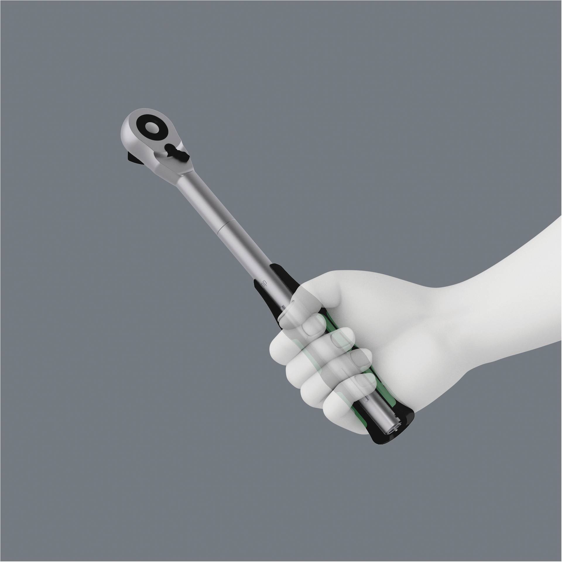 WERA Zyklop Hybrid Set w. 1/2  drive and handle extens.