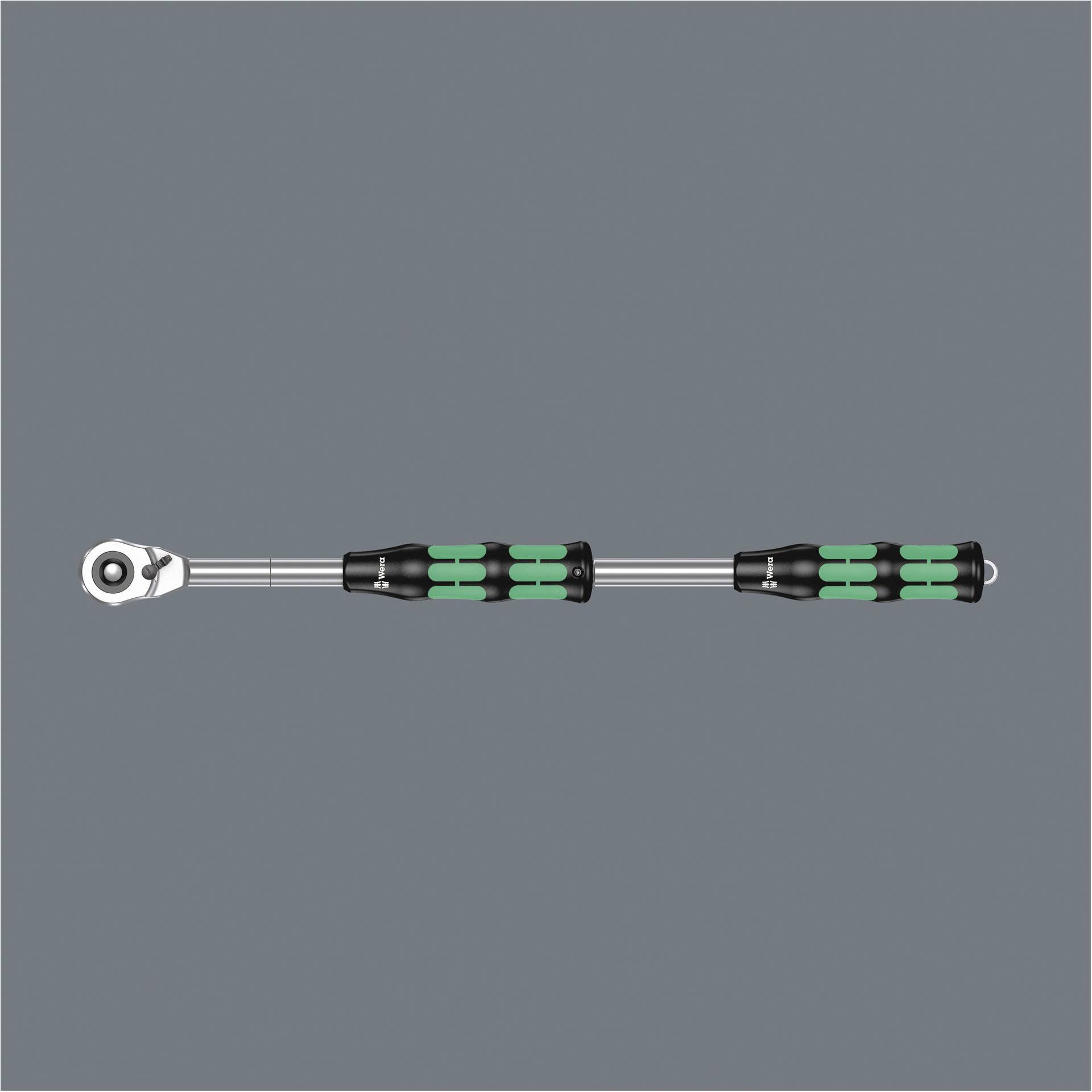 WERA Zyklop Hybrid Set w. 1/2  drive and handle extens.