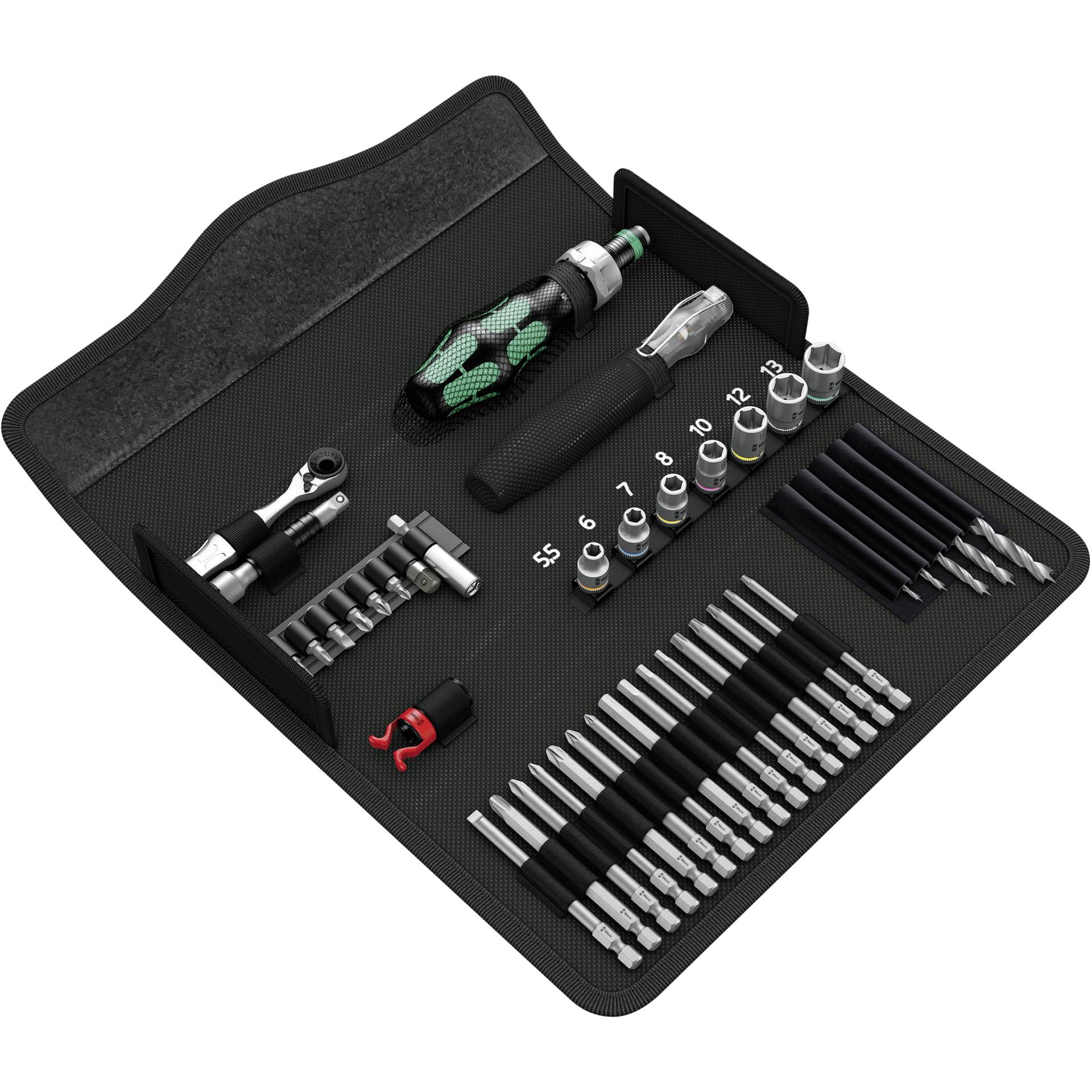 WERA Kraftform Kompakt H 1 Wood Bit-Check