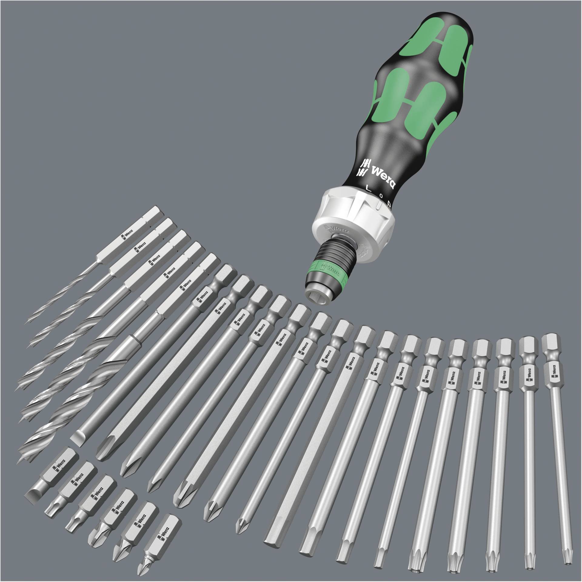 WERA Kraftform Kompakt H 1 Wood Bit-Check